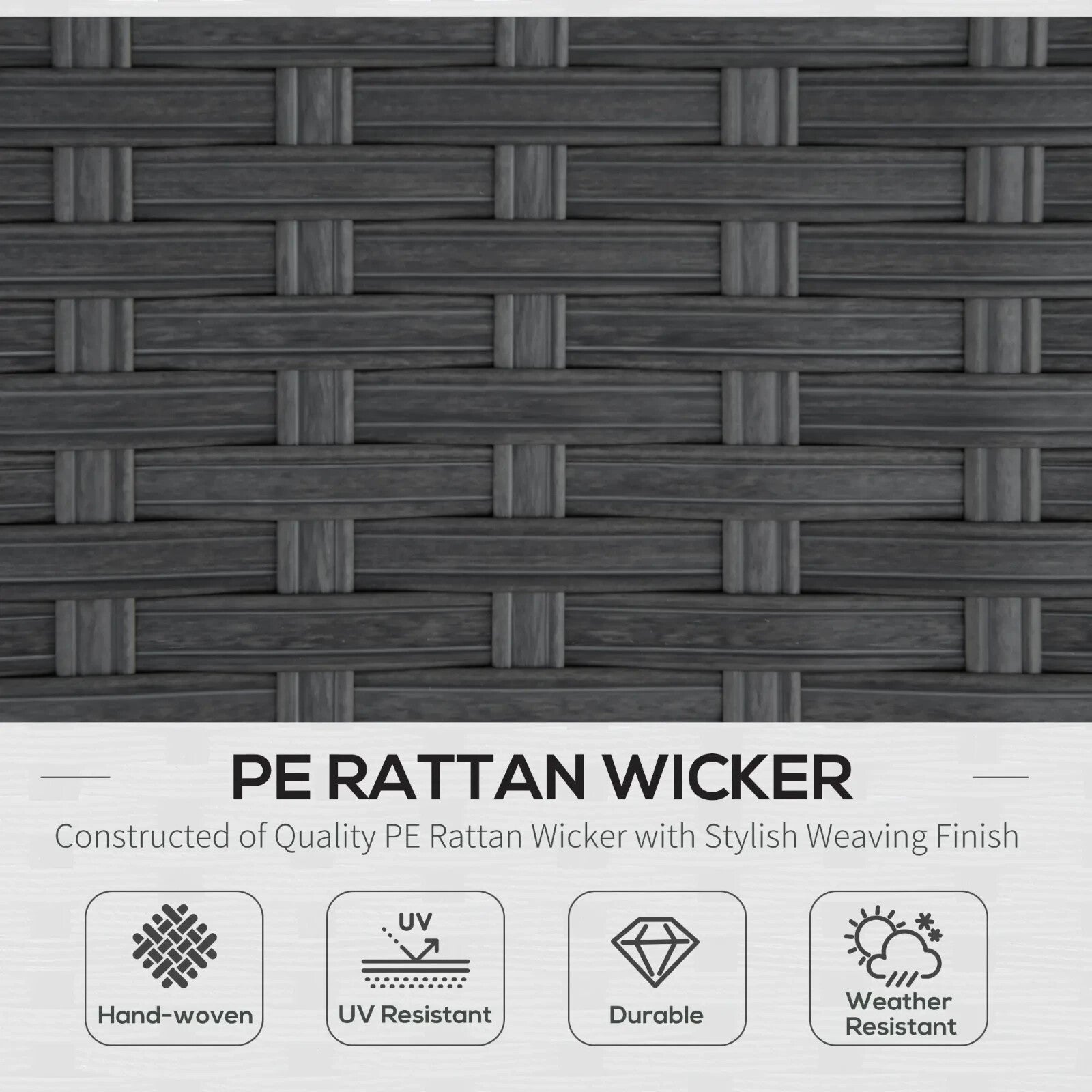 10 Piece Rattan Sofa Set Outdoor Patio Lounge Cushioned Garden Wicker Furniture - Home and Garden Furniture Shop - rustic - furniture