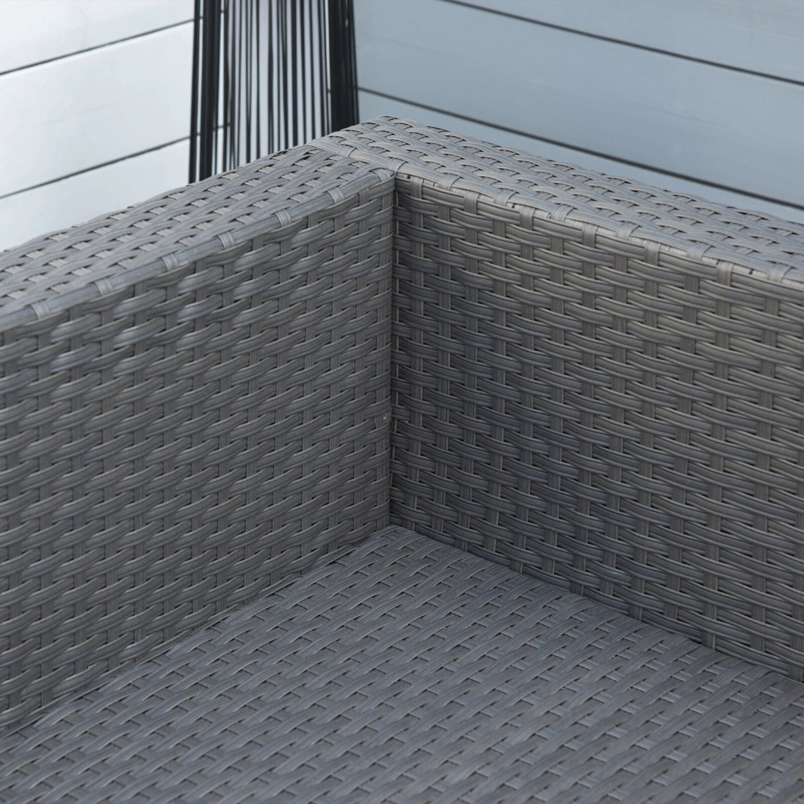 10 Piece Rattan Sofa Set Outdoor Patio Lounge Cushioned Garden Wicker Furniture - Home and Garden Furniture Shop - rustic - furniture