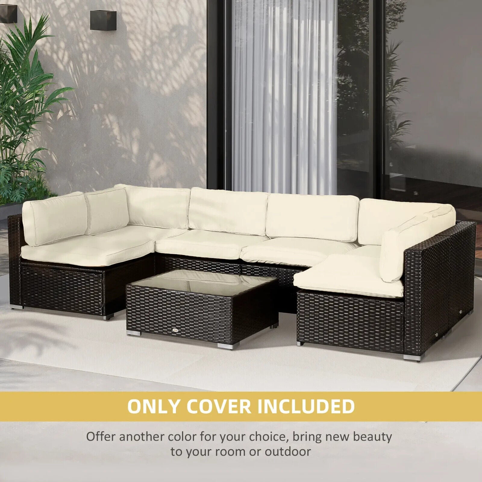 12 Pcs Cushion Replacement Set for Outdoor Garden Rattan Sofa Furniture Seating - Home and Garden Furniture Shop - #rustic - furniture#