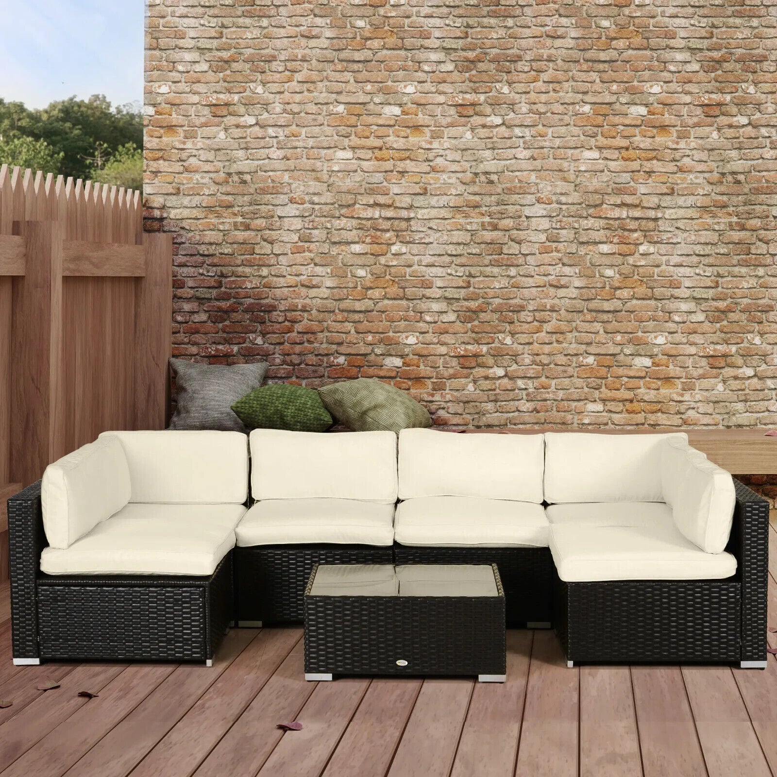 12 Pcs Cushion Replacement Set for Outdoor Garden Rattan Sofa Furniture Seating - Home and Garden Furniture Shop - #rustic - furniture#