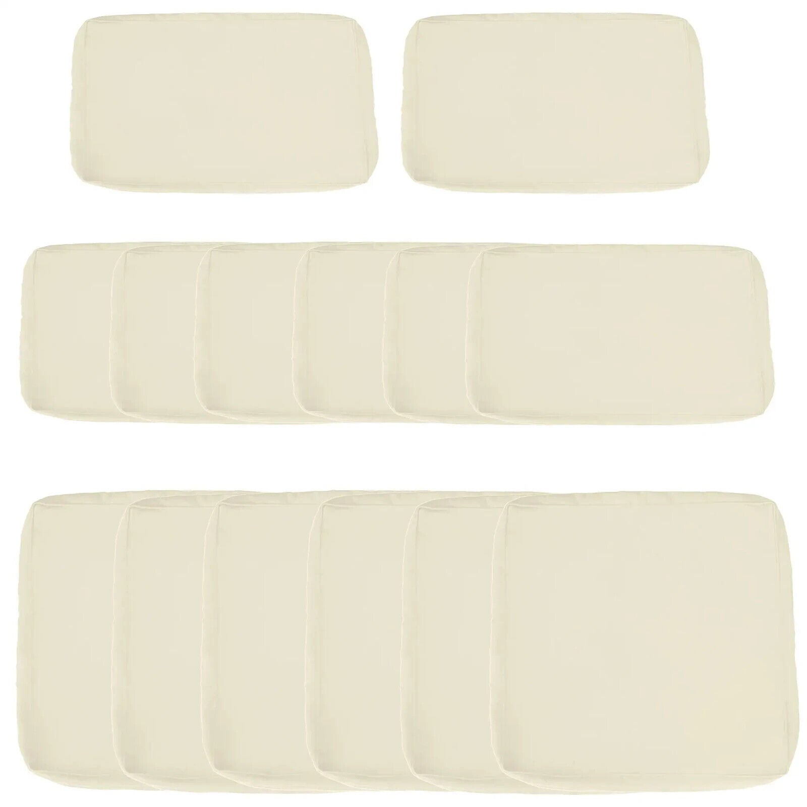 12 Pcs Cushion Replacement Set for Outdoor Garden Rattan Sofa Furniture Seating - Home and Garden Furniture Shop - #rustic - furniture#