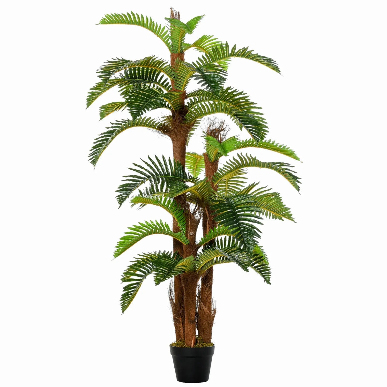 150cm Artificial Fern Plant in Pot for Home or Office Lifelike Greenery Decor - Home and Garden Furniture Shop - rustic - furniture