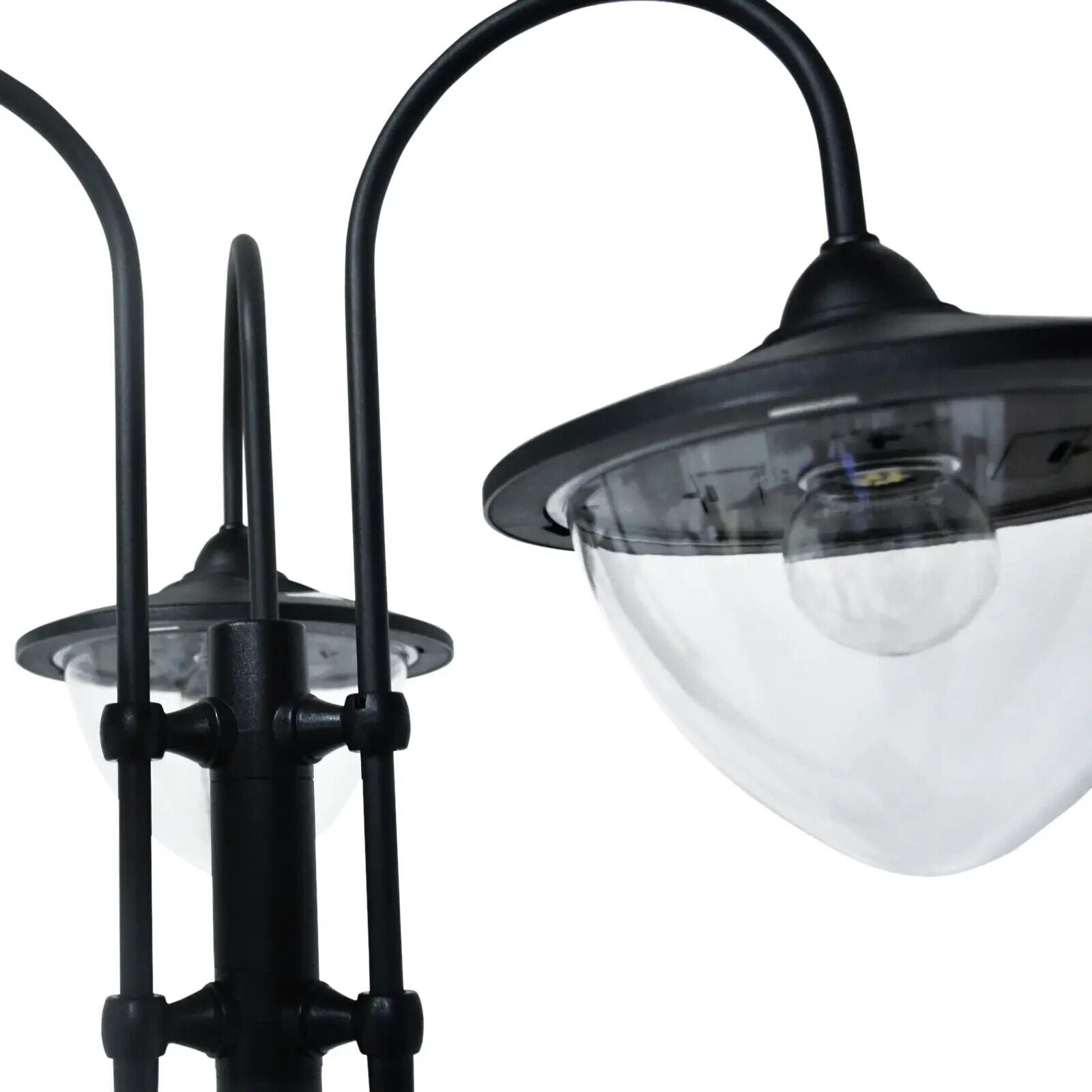 189cm Solar Lamp Post 3Head Street Light w/ Planter Outdoor LED Lighting Auto On - Home and Garden Furniture Shop - #rustic - furniture#