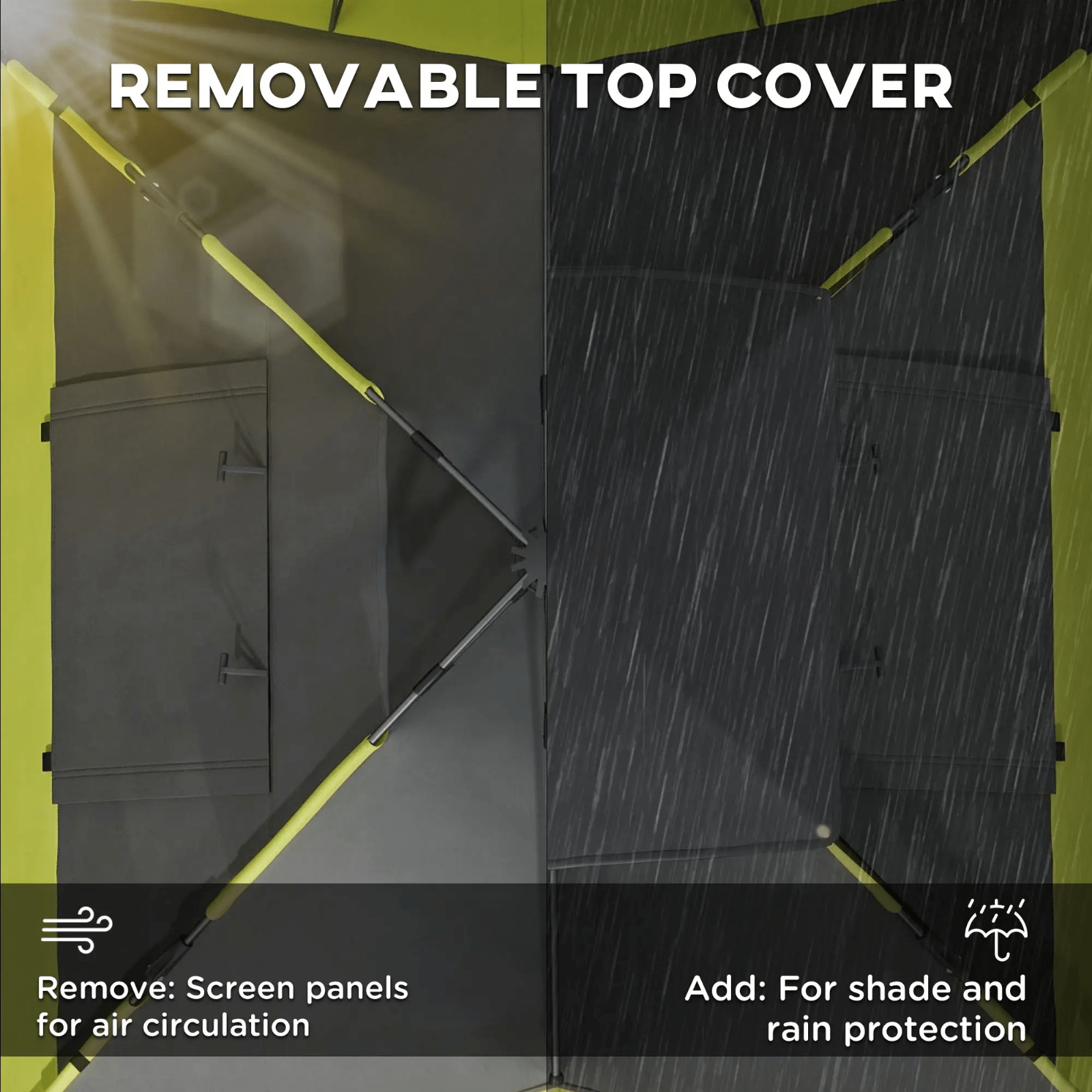 2 Man Camping Tent for Fishing Sewn in Groundsheet Mesh Windows Air Vents FOXDEN - Home and Garden Furniture Shop - rustic - furniture