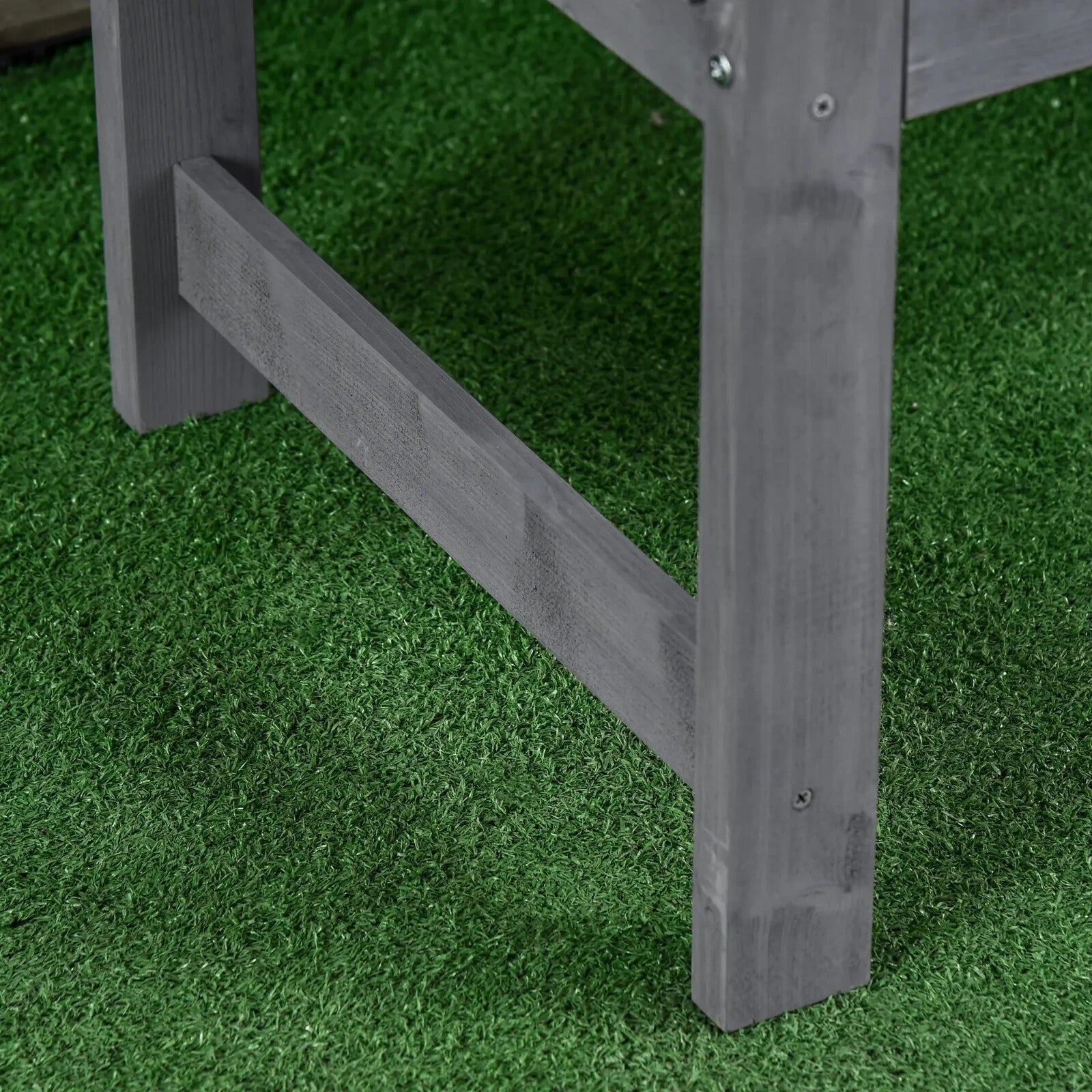 2 Seater Wooden Garden Bench with Armrest Outdoor Furniture for Balcony or Park - Home and Garden Furniture Shop - rustic - furniture