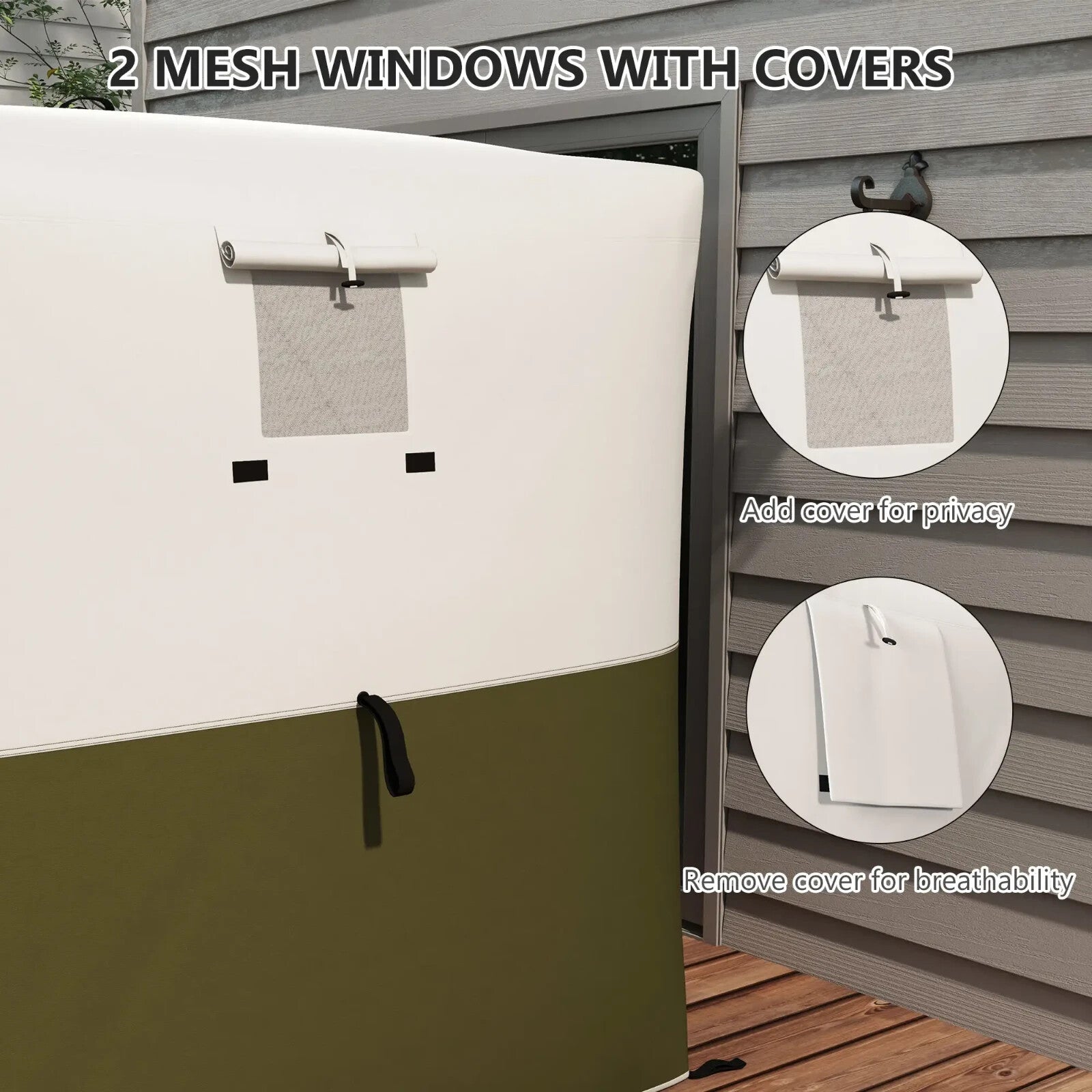 2 x 2m Pop Up Gazebo with Accessories Outdoor Garden Tent Shelter Camping Canopy - Home and Garden Furniture Shop - rustic - furniture