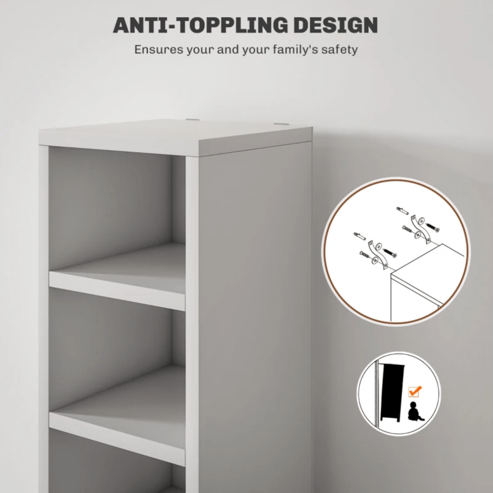 204 CD Storage Unit DVD Storage Tower for Living Room Media Shelving Home Office - Home and Garden Furniture Shop - rustic - furniture