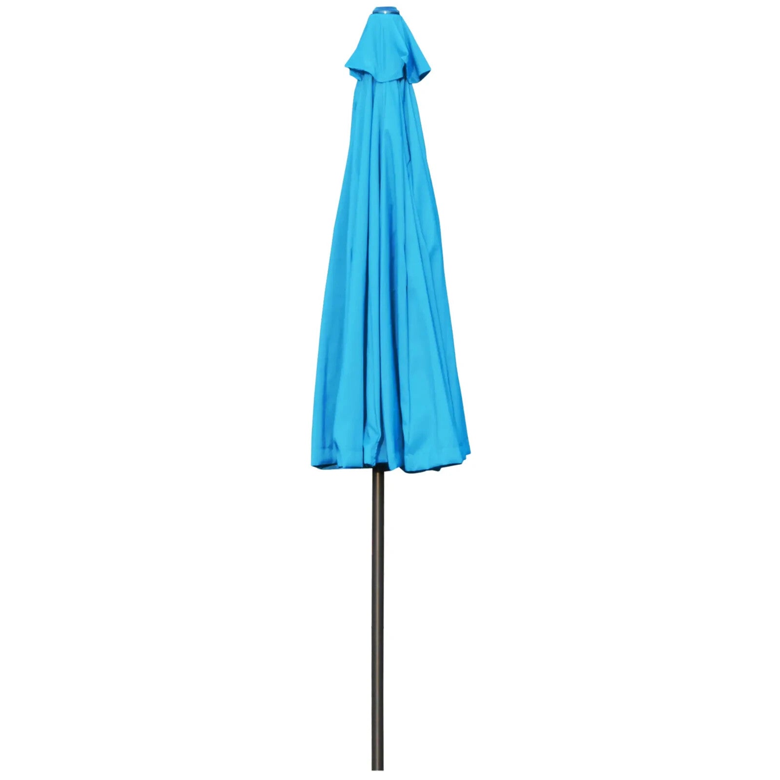 255cm Garden Parasol w/ 18 Ribs Tilt and Crank Outdoor Sunshade Patio Umbrella - Home and Garden Furniture Shop - rustic - furniture