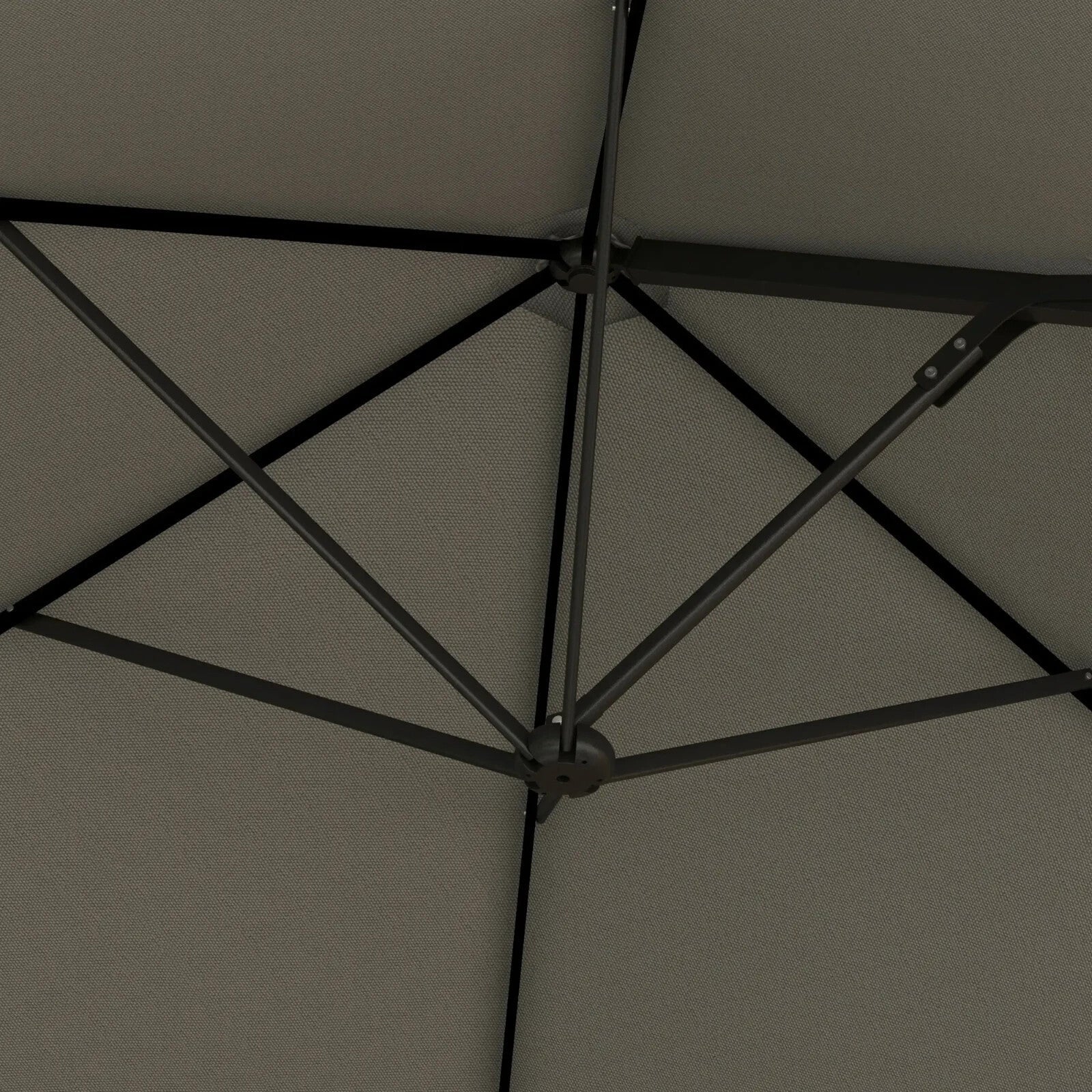 2.5m Garden Cantilever Parasol Offset Umbrella Hanging Sun Shade Canopy Shelter - Home and Garden Furniture Shop - rustic - furniture