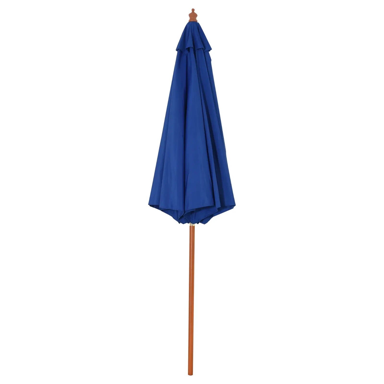 2.5m Wooden Garden Parasol Sun Shade Patio Umbrella Canopy with Ventilation - Home and Garden Furniture Shop - rustic - furniture