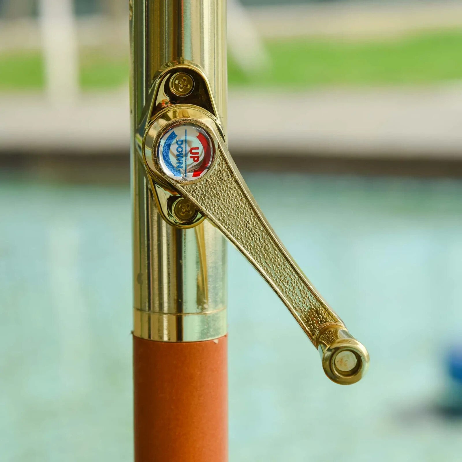 2.7 m Double Tier Wooden Garden Parasol Outdoor Patio Sun Umbrella for Shade - Home and Garden Furniture Shop - rustic - furniture