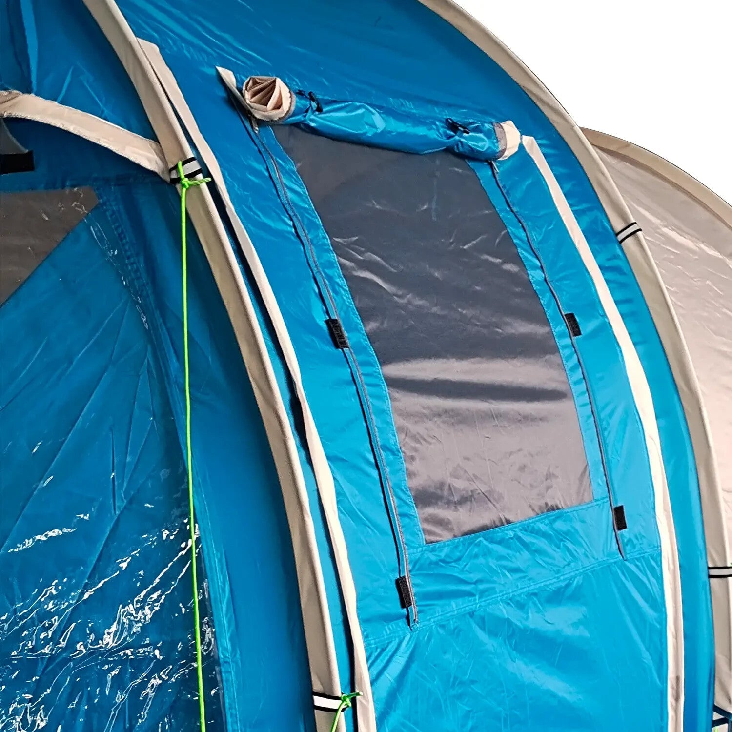 3 - 4 Man Tunnel Camping Tent with 2 Rooms Windows & Carry Bag for Hiking Fishing - Home and Garden Furniture Shop - rustic - furniture