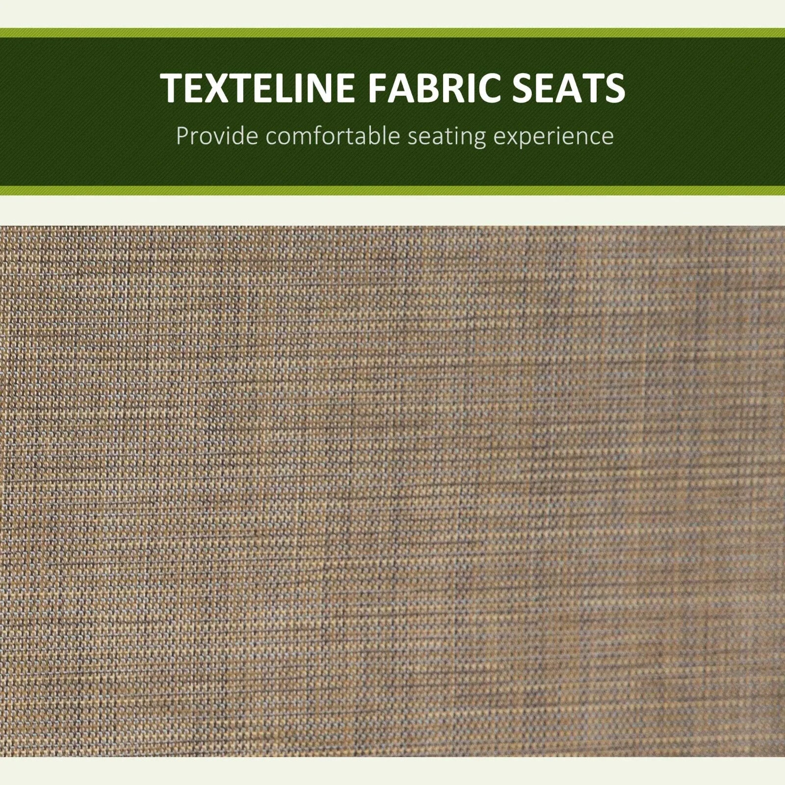 3 Person Outdoor Swing Chair with High Back Side Pockets and Adjustable Canopy - Home and Garden Furniture Shop - rustic - furniture