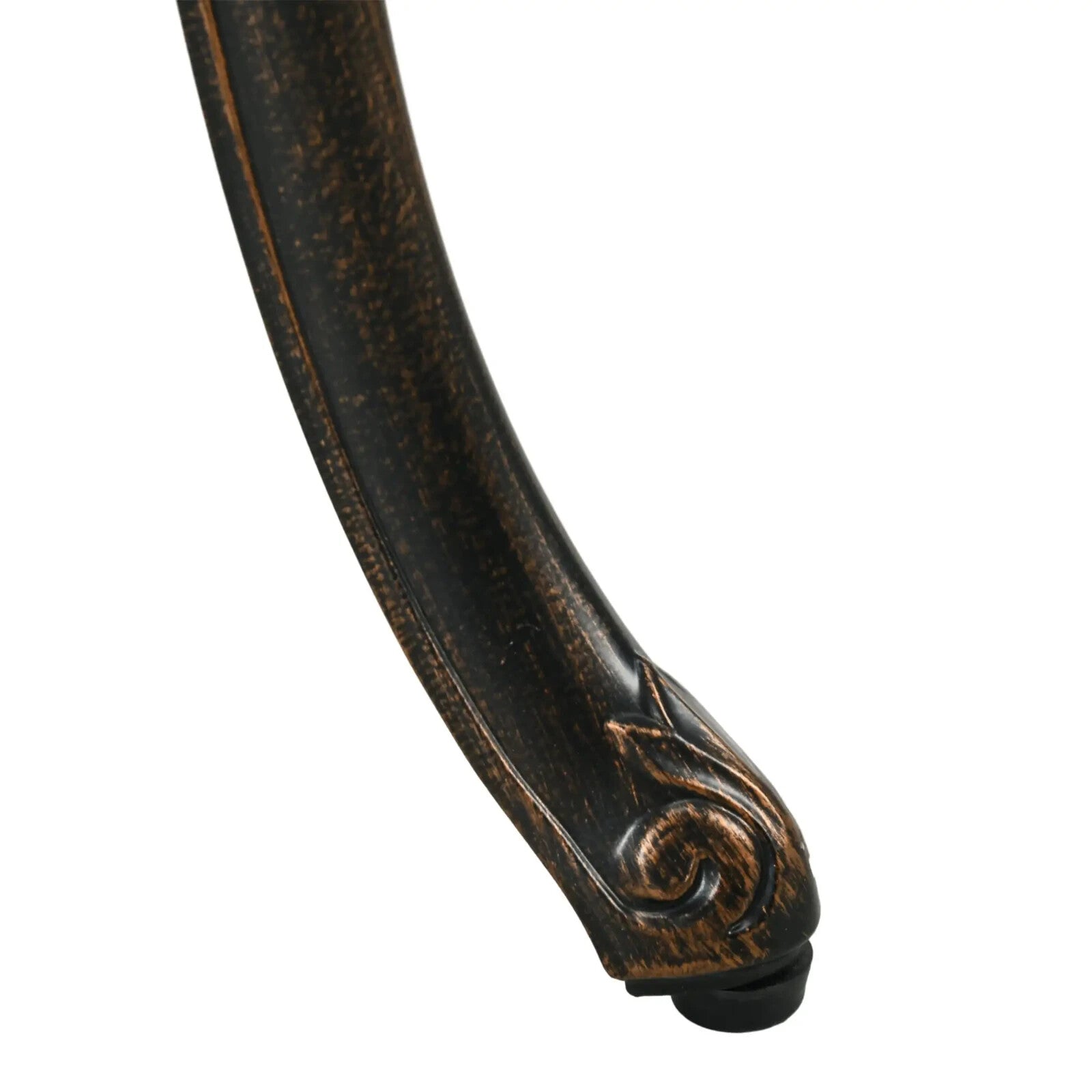 3 Piece Aluminium Garden Bistro Set Outdoor Patio Chairs and Table Bronze Tone - Home and Garden Furniture Shop - rustic - furniture