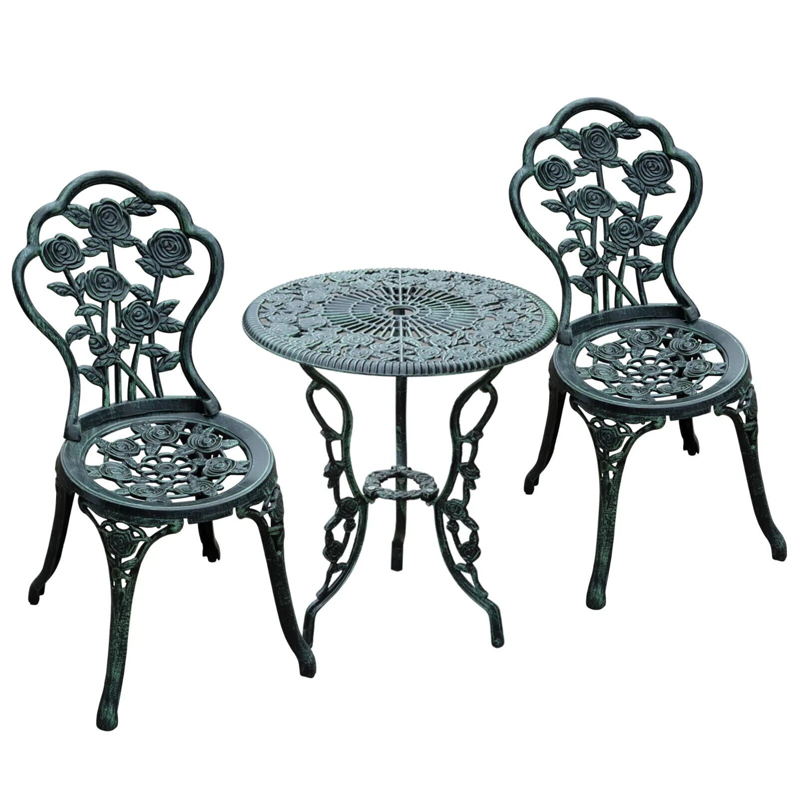 3 Piece Bistro Set Garden Furniture Set with Table and 2 Chairs for Balcony - Home and Garden Furniture Shop - #rustic - furniture#