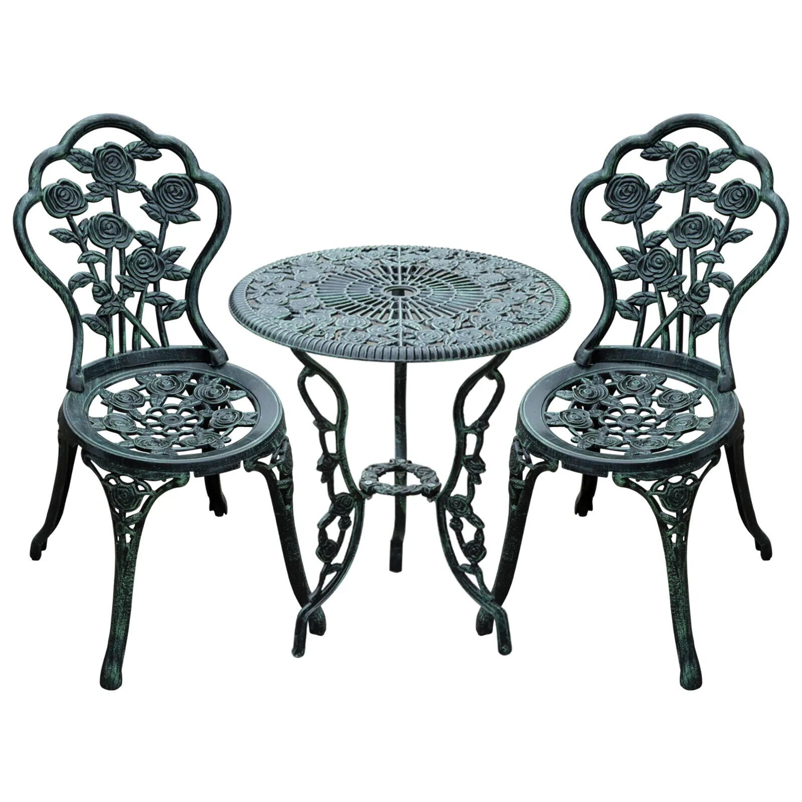 3 Piece Bistro Set Garden Furniture Set with Table and 2 Chairs for Balcony - Home and Garden Furniture Shop - #rustic - furniture#