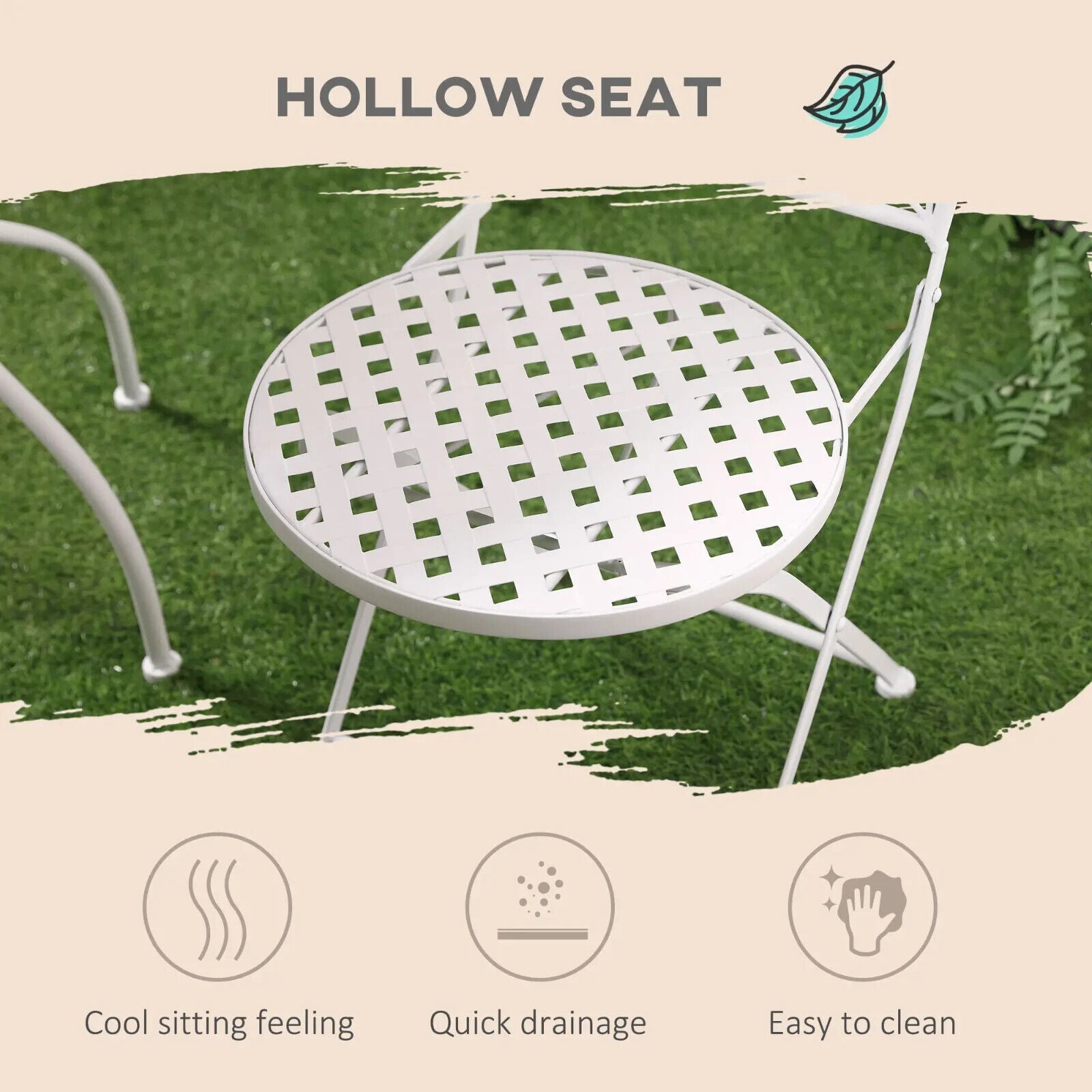 3 - Piece Garden Bistro Set with Mosaic Table Top Ideal for Patio Balcony Poolside - Home and Garden Furniture Shop - #rustic - furniture#