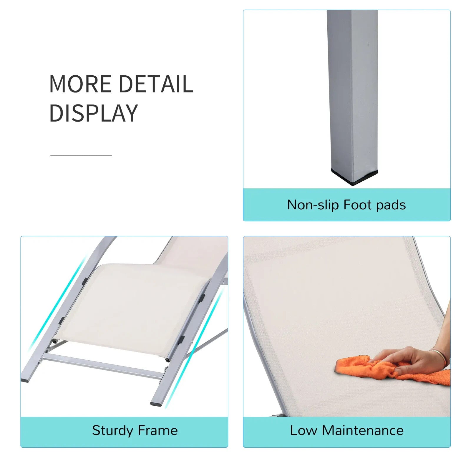 3 Piece Garden Lounge Chair Set with Recliners & Table for Patio or Outdoor Use - Home and Garden Furniture Shop - rustic - furniture