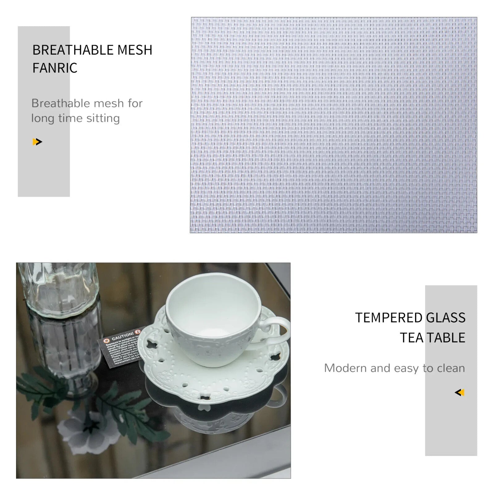 3 Piece Garden Recliner Sun Lounger Set with Table for Outdoor Patio Sunbathing - Home and Garden Furniture Shop - rustic - furniture