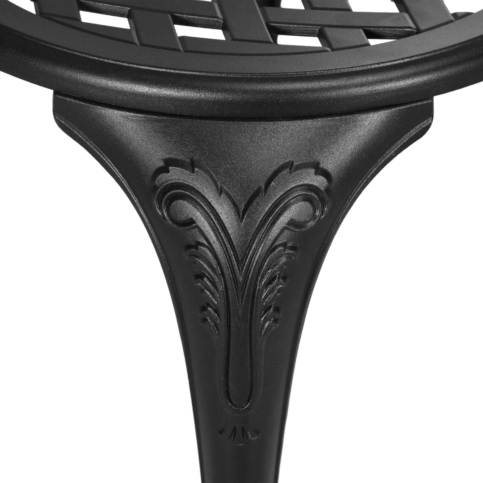 3 - Piece Patio Bistro Set – Outdoor Table with Umbrella Hole and Chairs, Black - Home and Garden Furniture Shop - #rustic - furniture#