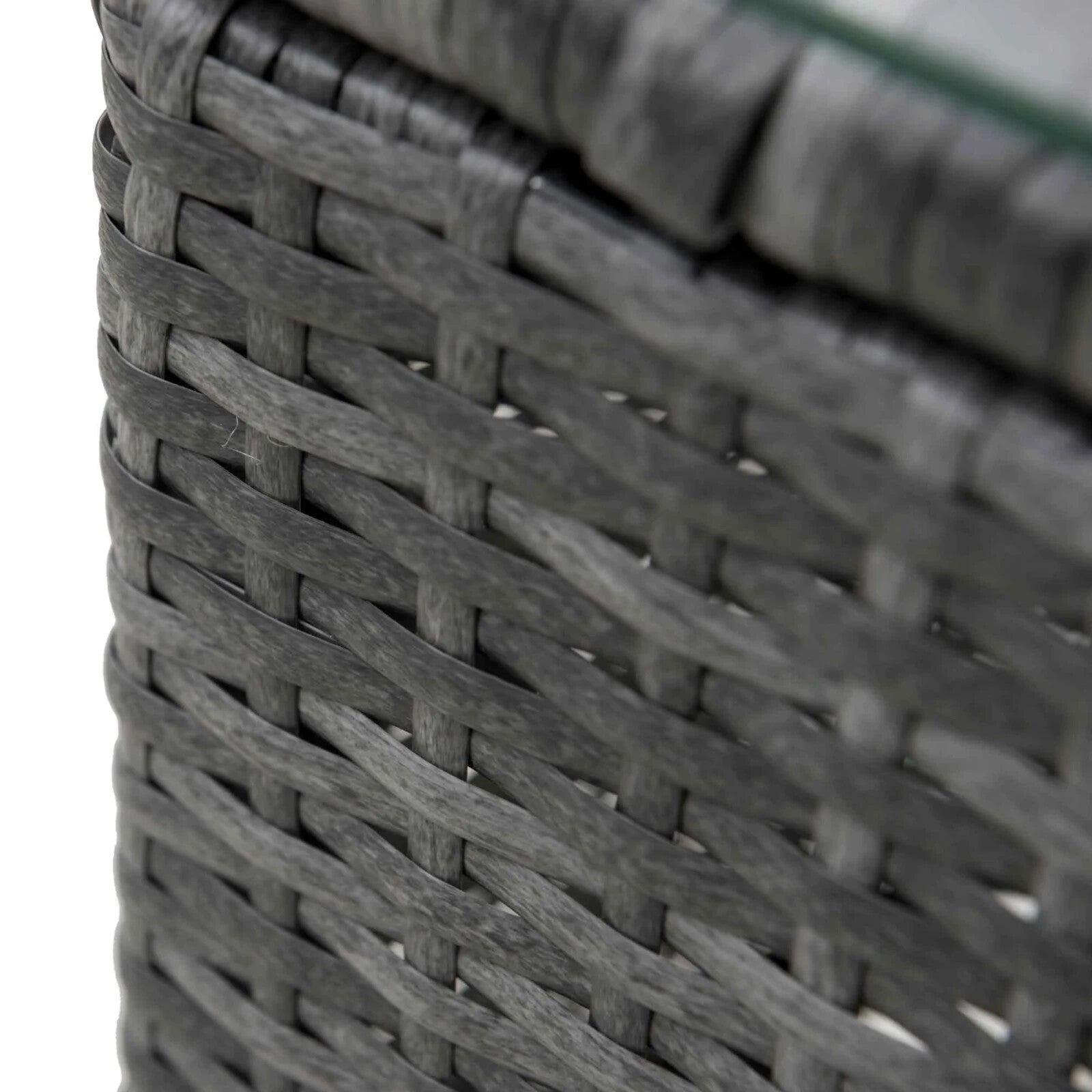 3 - Piece Rattan Bistro Set – Patio Table and Chairs with Steel Frame - Home and Garden Furniture Shop - rustic - furniture