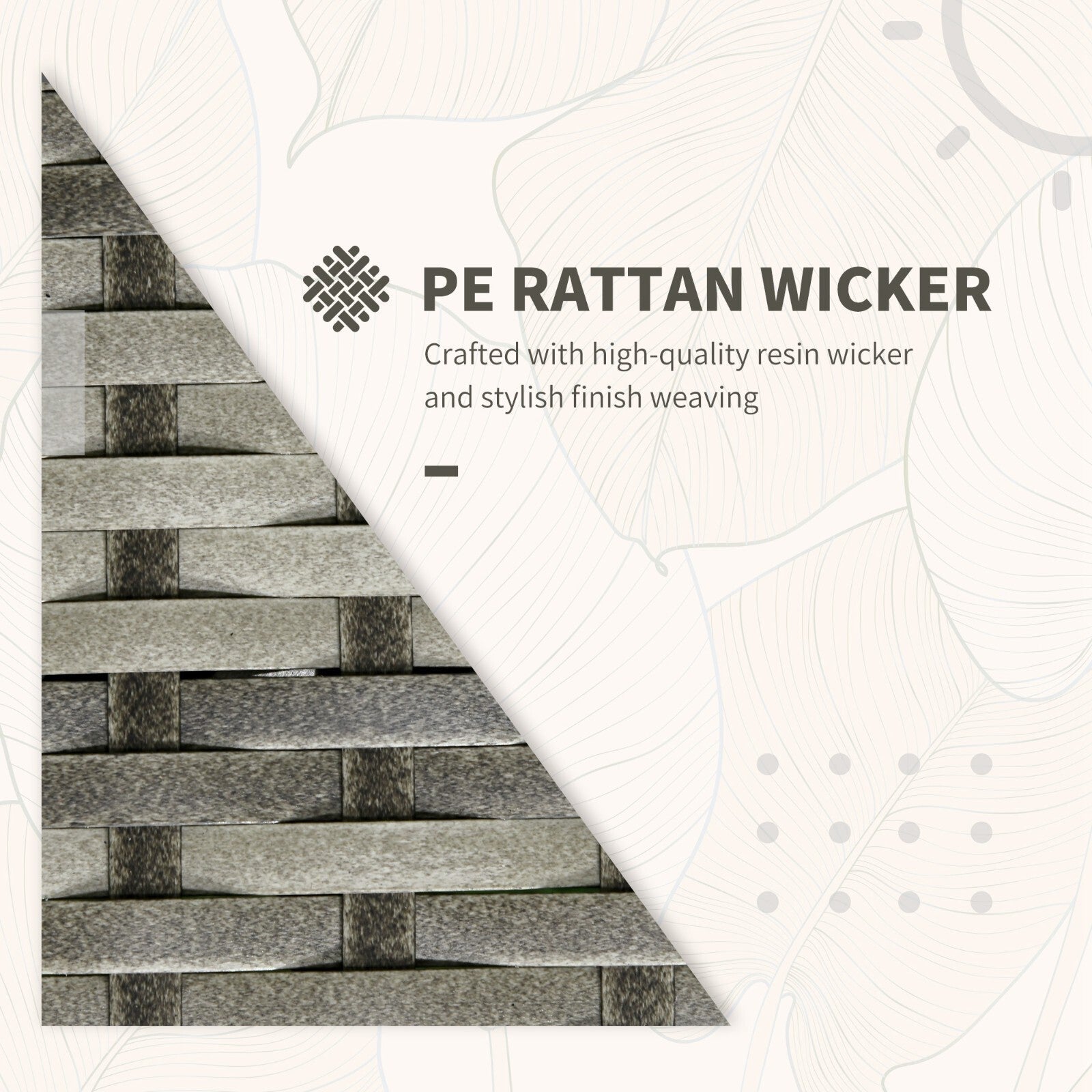 3 Piece Rattan Garden Bistro Set Patio Furniture Sofa with Storage Table & Chair - Home and Garden Furniture Shop - rustic - furniture