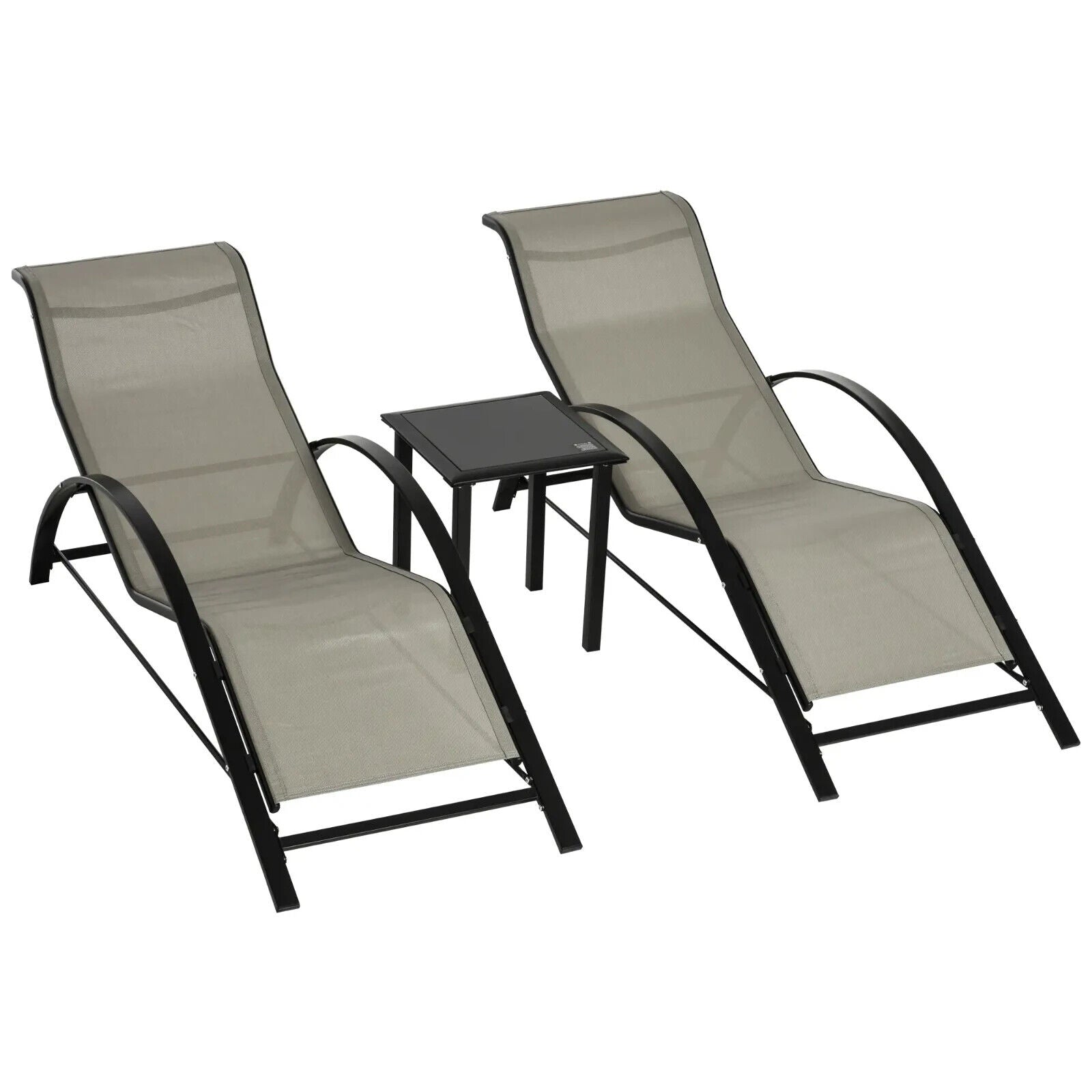 3 Seater Garden Swing Chair Outdoor Hammock w/ Adjustable Canopy & Cushion Seat - Home and Garden Furniture Shop - #rustic - furniture#