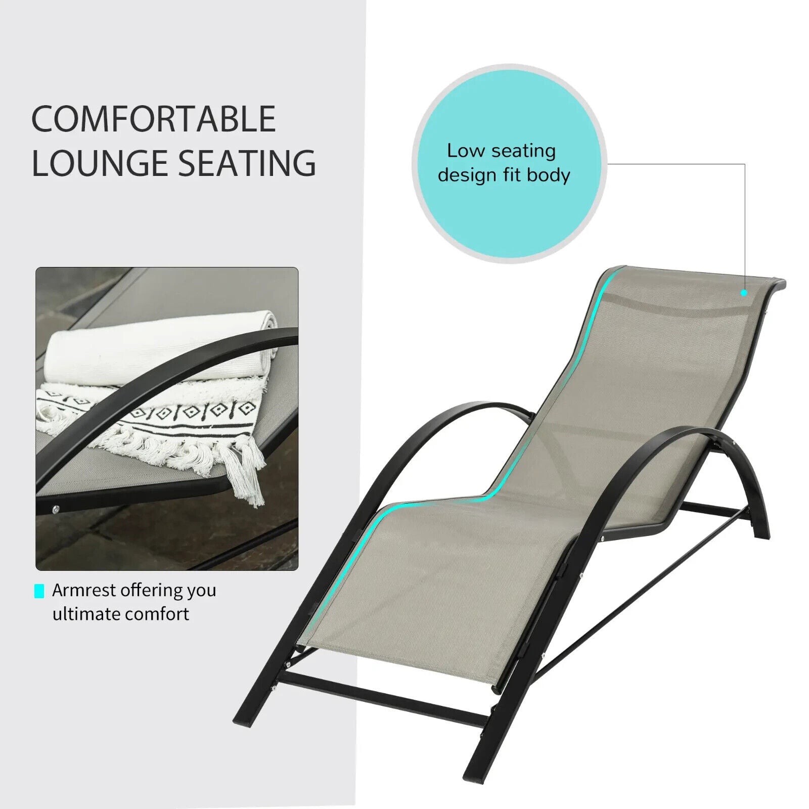 3 Seater Garden Swing Chair Outdoor Hammock w/ Adjustable Canopy & Cushion Seat - Home and Garden Furniture Shop - #rustic - furniture#