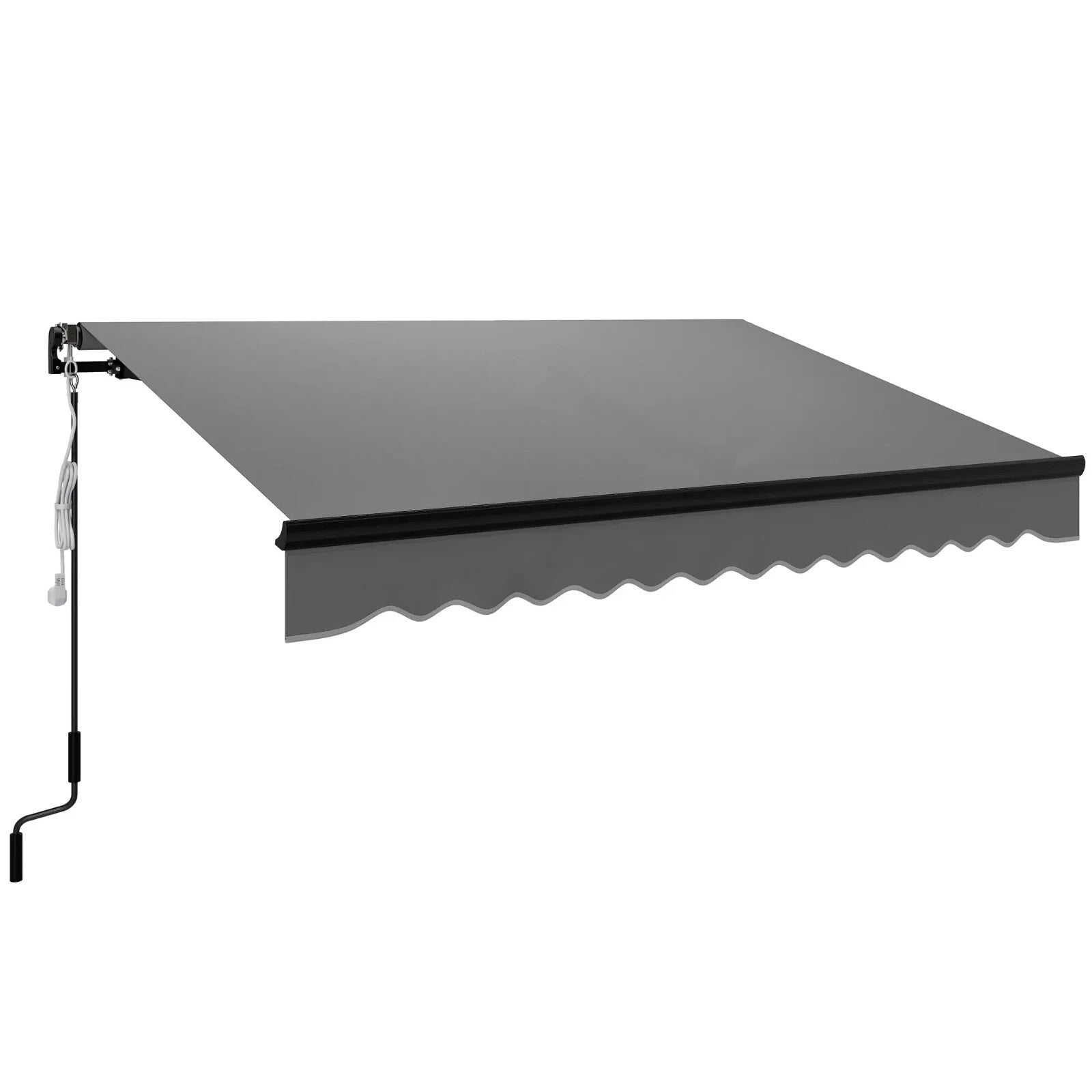 3 x 2.5m Electric Retractable Awning with LED Light Remote UV50 DIY Patio Canopy - Home and Garden Furniture Shop - rustic - furniture