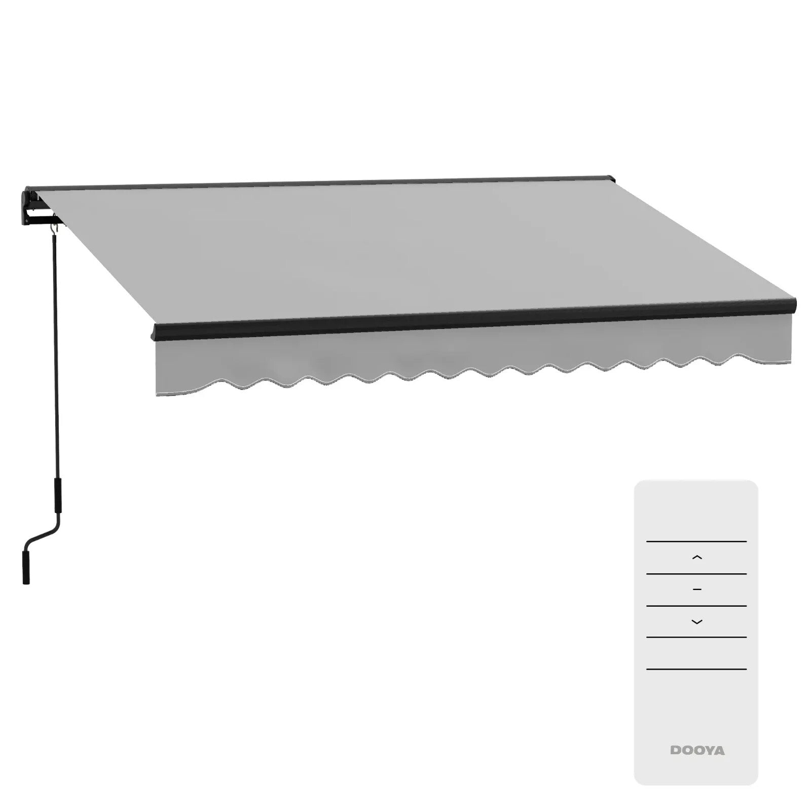 3 x 2m Electric Retractable Awning Canopy with Remote for Patio Door or Window - Home and Garden Furniture Shop - rustic - furniture