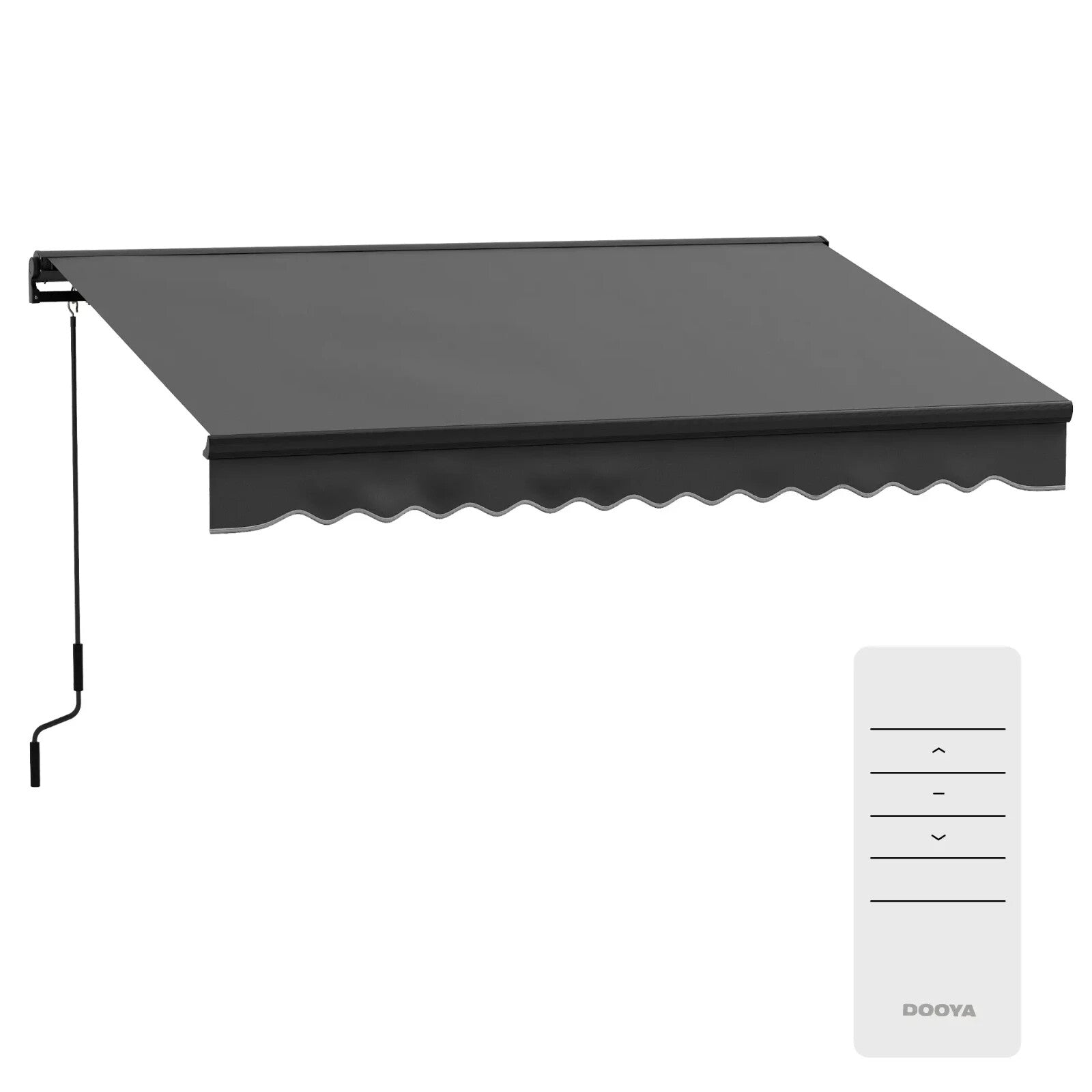 3 x 2m Electric Retractable Awning Canopy with Remote for Patio Door Window - Home and Garden Furniture Shop - rustic - furniture