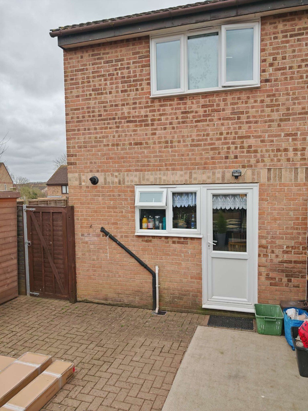 3 x 3 m Garden Pergola with Waterproof Metal Roof Lean To Hardtop Gazebo Outdoor - Home and Garden Furniture Shop - rustic - furniture