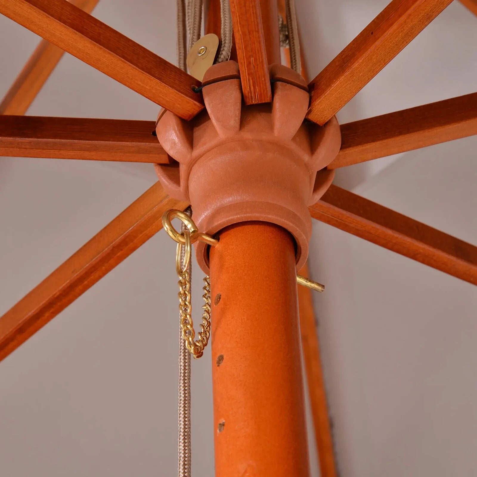 3 x 3 m Garden Umbrella Large Outdoor Parasol Sunshade Canopy with Double Tier - Home and Garden Furniture Shop - rustic - furniture