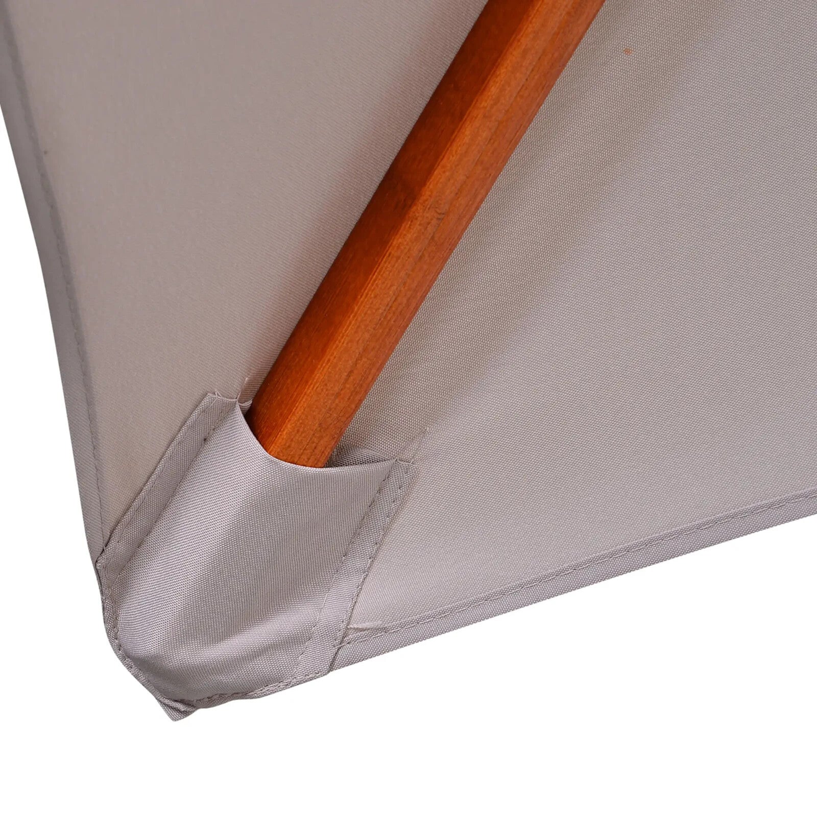 3 x 3 m Garden Umbrella Large Outdoor Parasol Sunshade Canopy with Double Tier - Home and Garden Furniture Shop - rustic - furniture