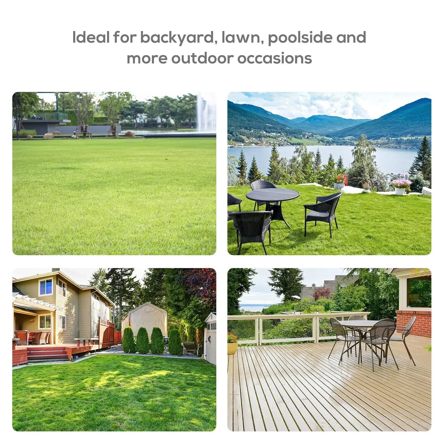 3 x 3m Garden Gazebo with Double Roof Canopy and Mesh Curtains for Outdoor Use - Home and Garden Furniture Shop - rustic - furniture