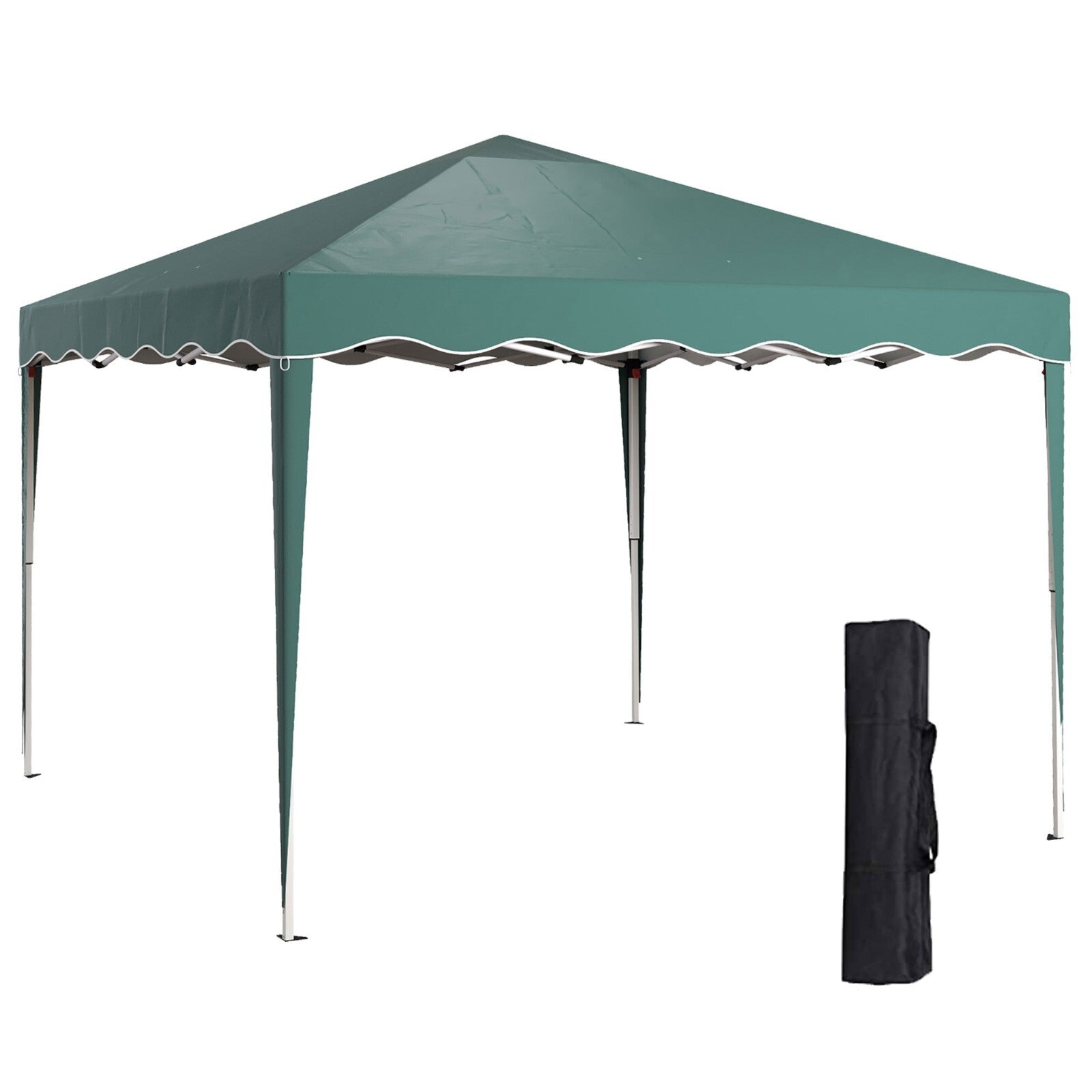 3 x 3m Pop Up Gazebo with Carry Bag Outdoor Camping Garden Shelter Party Tent - Home and Garden Furniture Shop - rustic - furniture