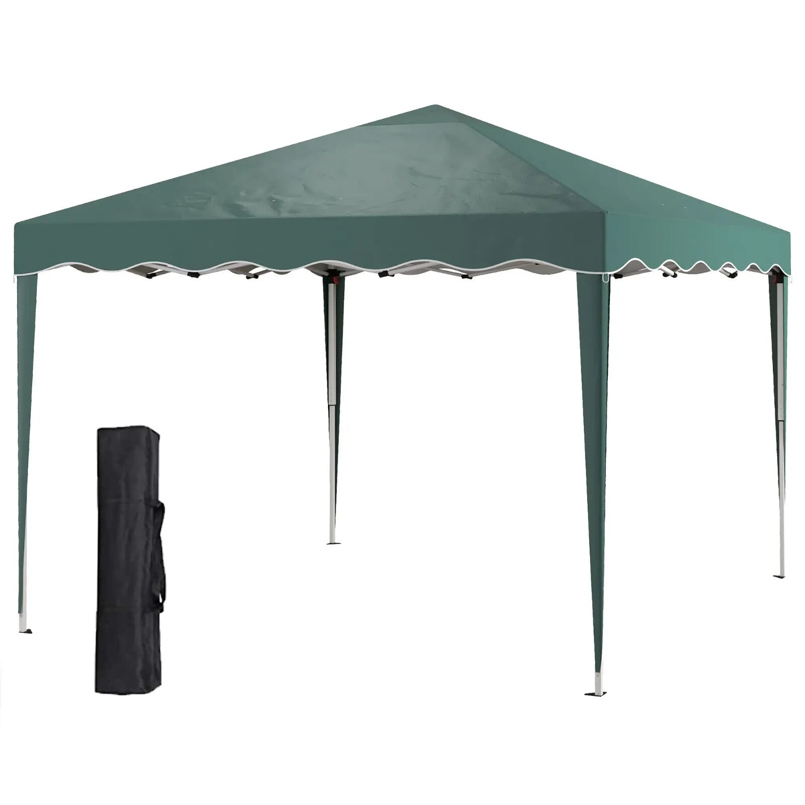 3 x 3m Pop Up Gazebo with Carry Bag Outdoor Camping Garden Shelter Party Tent - Home and Garden Furniture Shop - rustic - furniture