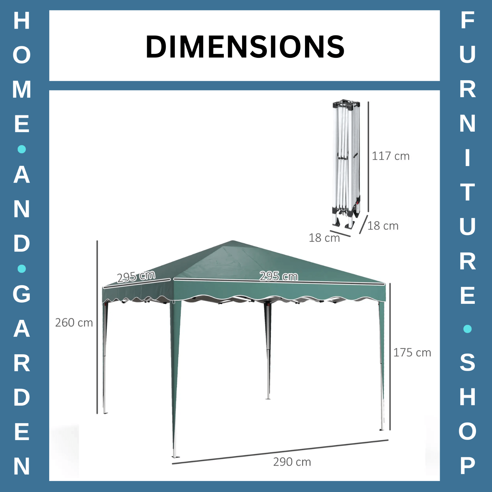 3 x 3m Pop Up Gazebo with Carry Bag Outdoor Camping Garden Shelter Party Tent - Home and Garden Furniture Shop - rustic - furniture