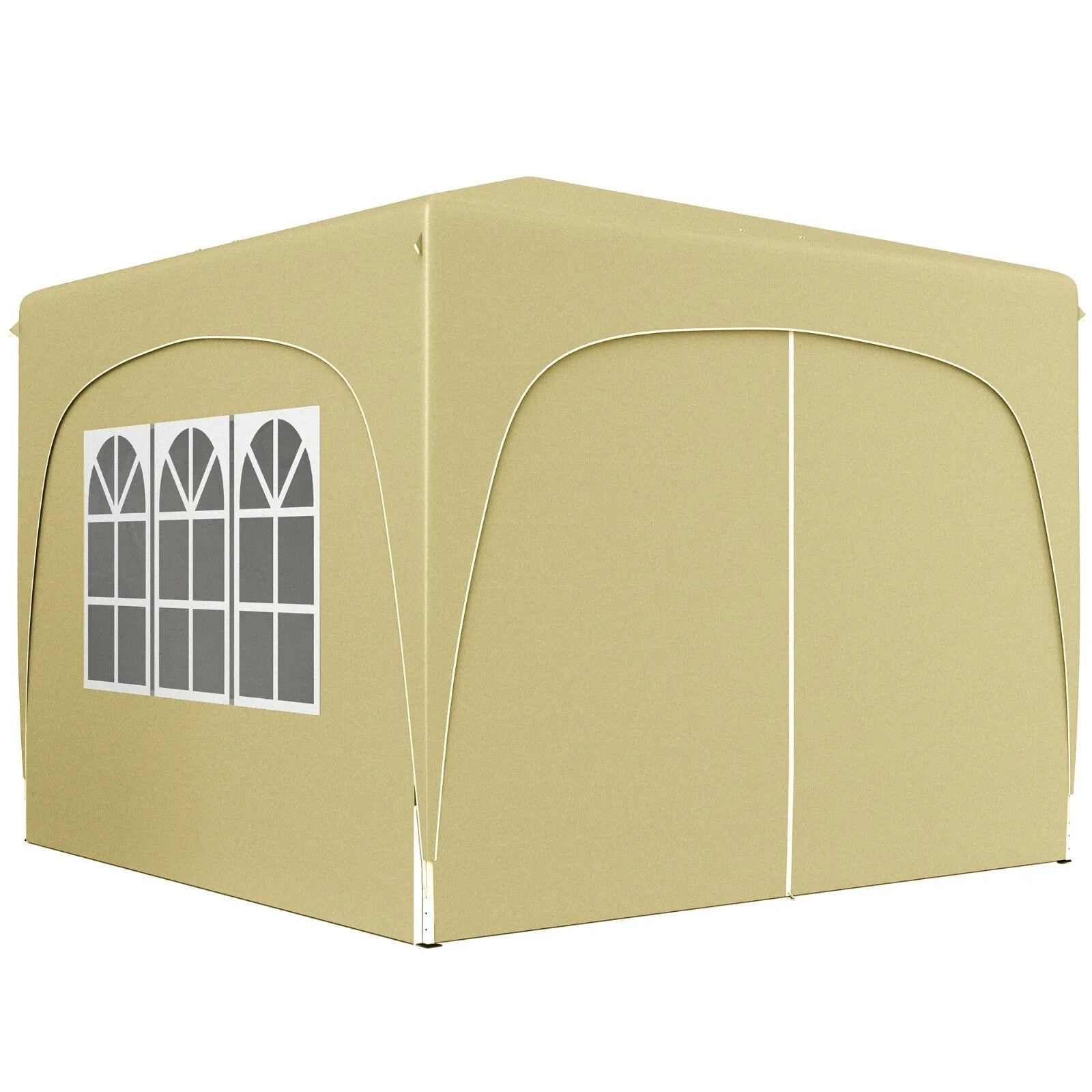 3 x 3m Pop Up Gazebo with Sides Carry Bag Garden Tent Camping Shelter Windows - Home and Garden Furniture Shop - rustic - furniture