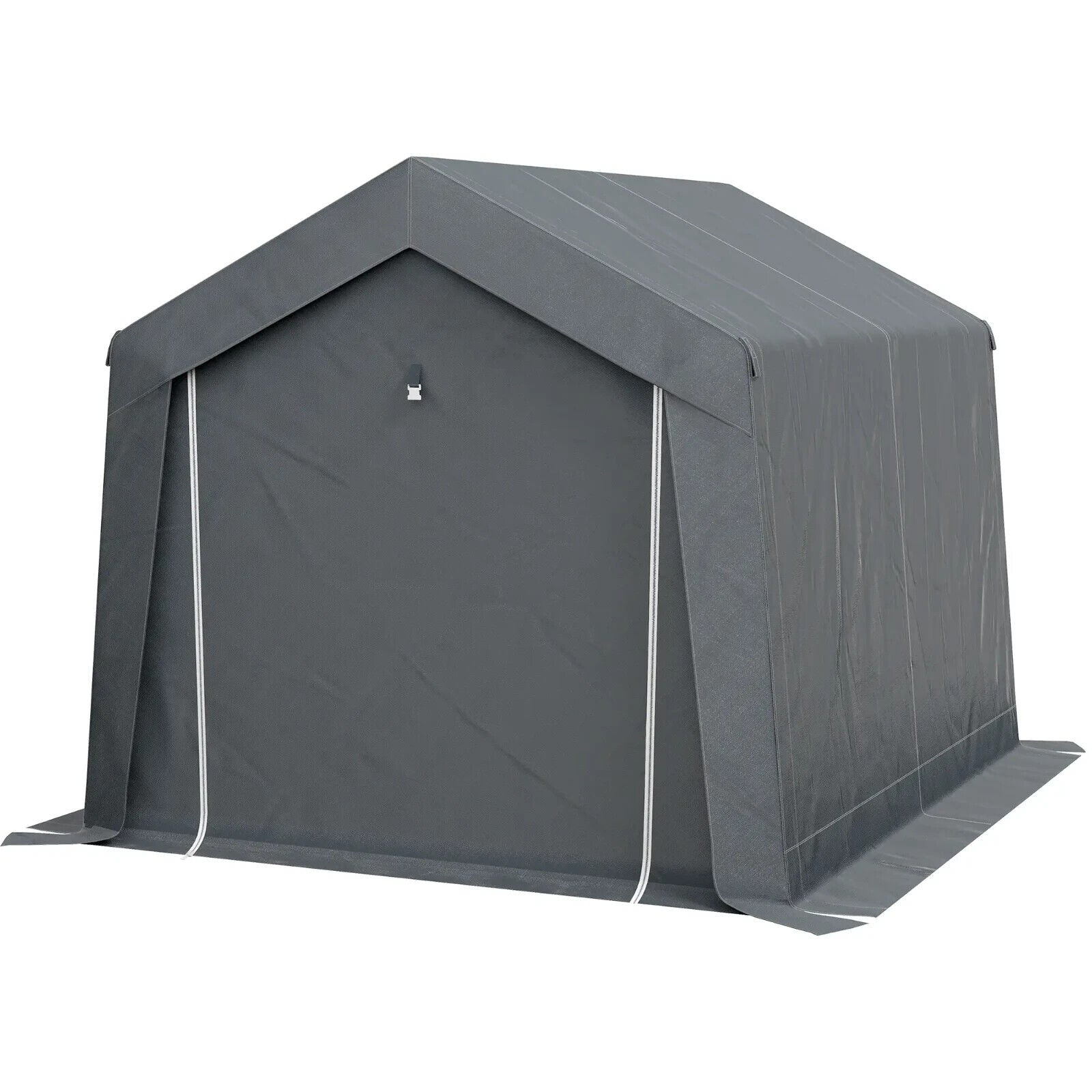 3 x 3m Portable Shed Waterproof Heavy Duty Grey Garden Storage Shed for Tools - Home and Garden Furniture Shop - #rustic - furniture#