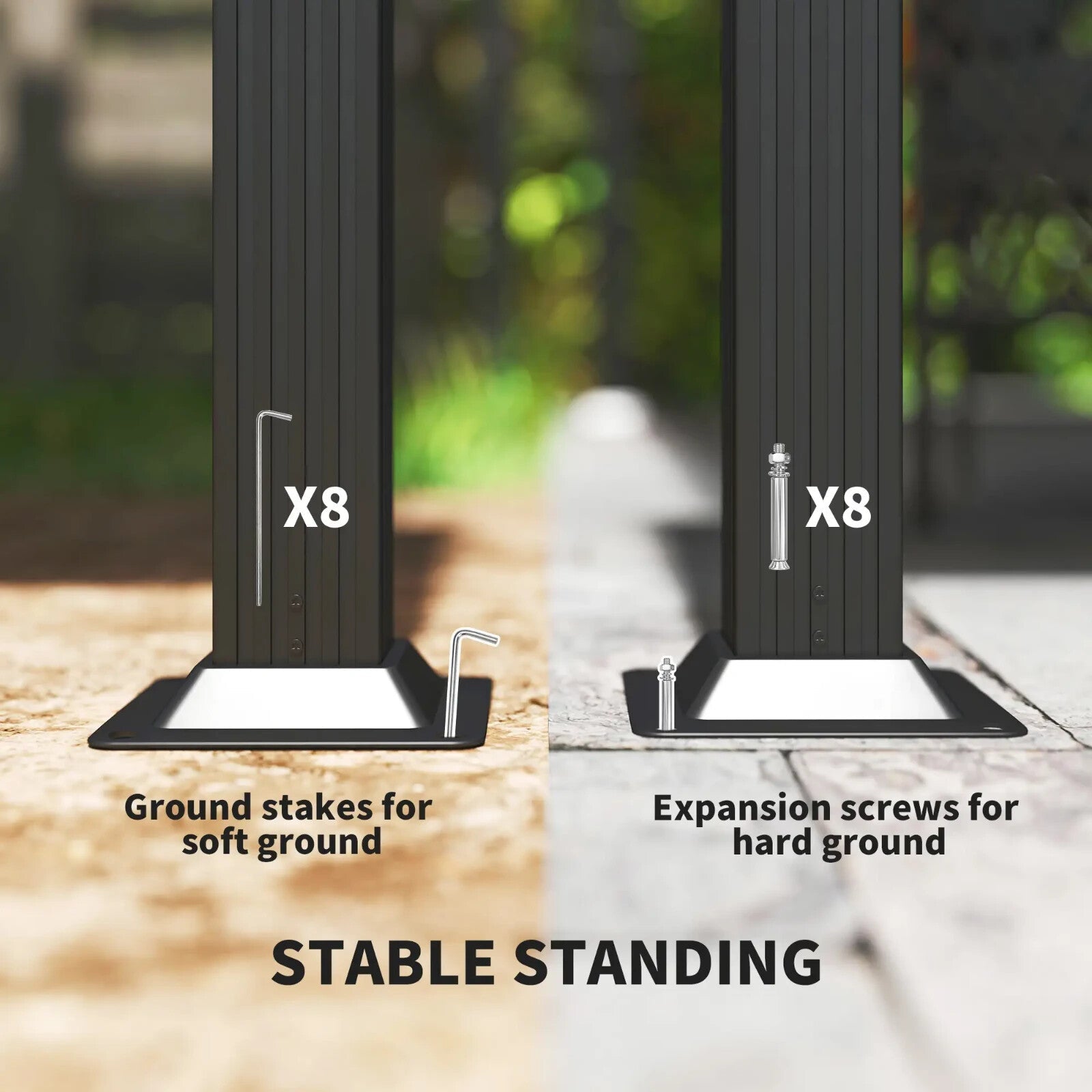 3 x 4m Retractable Pergola Gazebo with Aluminium Frame Garden Patio Canopy Cover - Home and Garden Furniture Shop - rustic - furniture