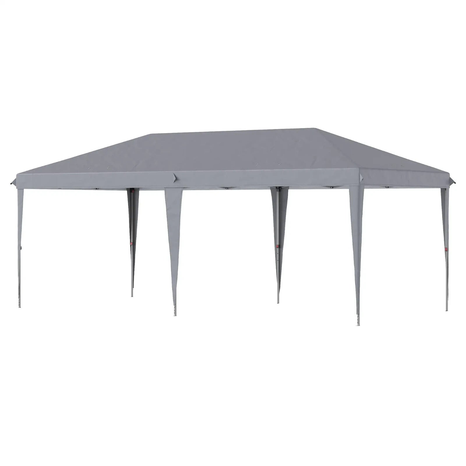 3 x 6 m Pop Up Gazebo Heavy Duty Patio Wedding Party Event Field Sun Canopy Grey - Home and Garden Furniture Shop - rustic - furniture