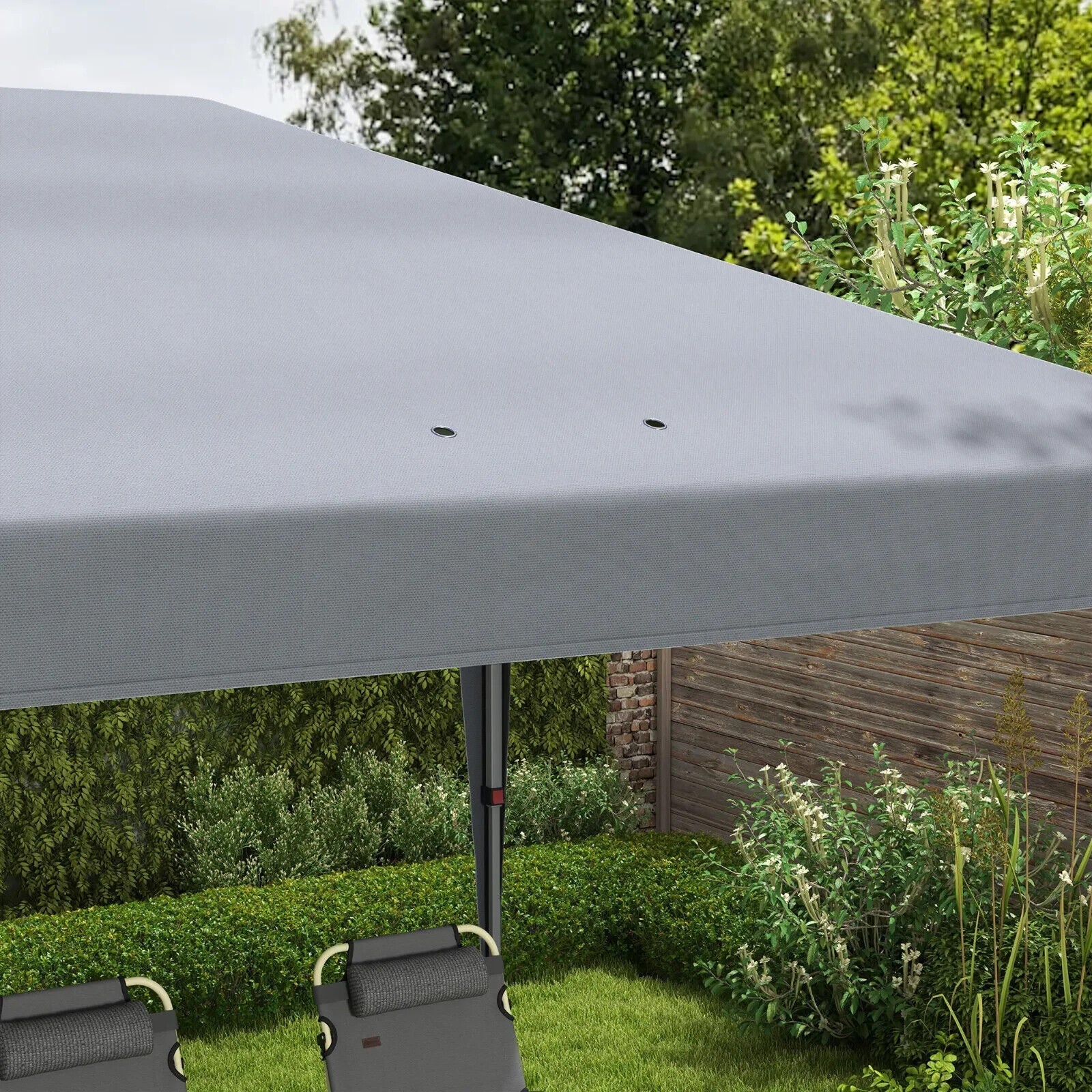 3 x 6 m Pop Up Gazebo Heavy Duty Patio Wedding Party Event Field Sun Canopy Grey - Home and Garden Furniture Shop - #rustic - furniture#