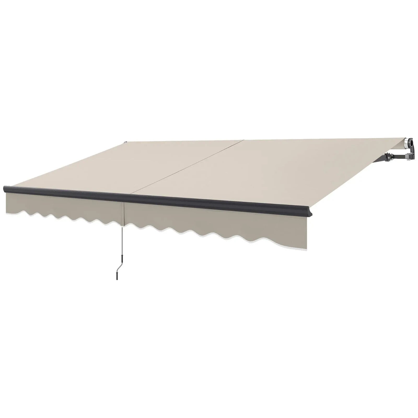 3.5 x 3 m Electric Retractable Awning Remote Control Aluminium Frame Sun Shade - Home and Garden Furniture Shop - rustic - furniture