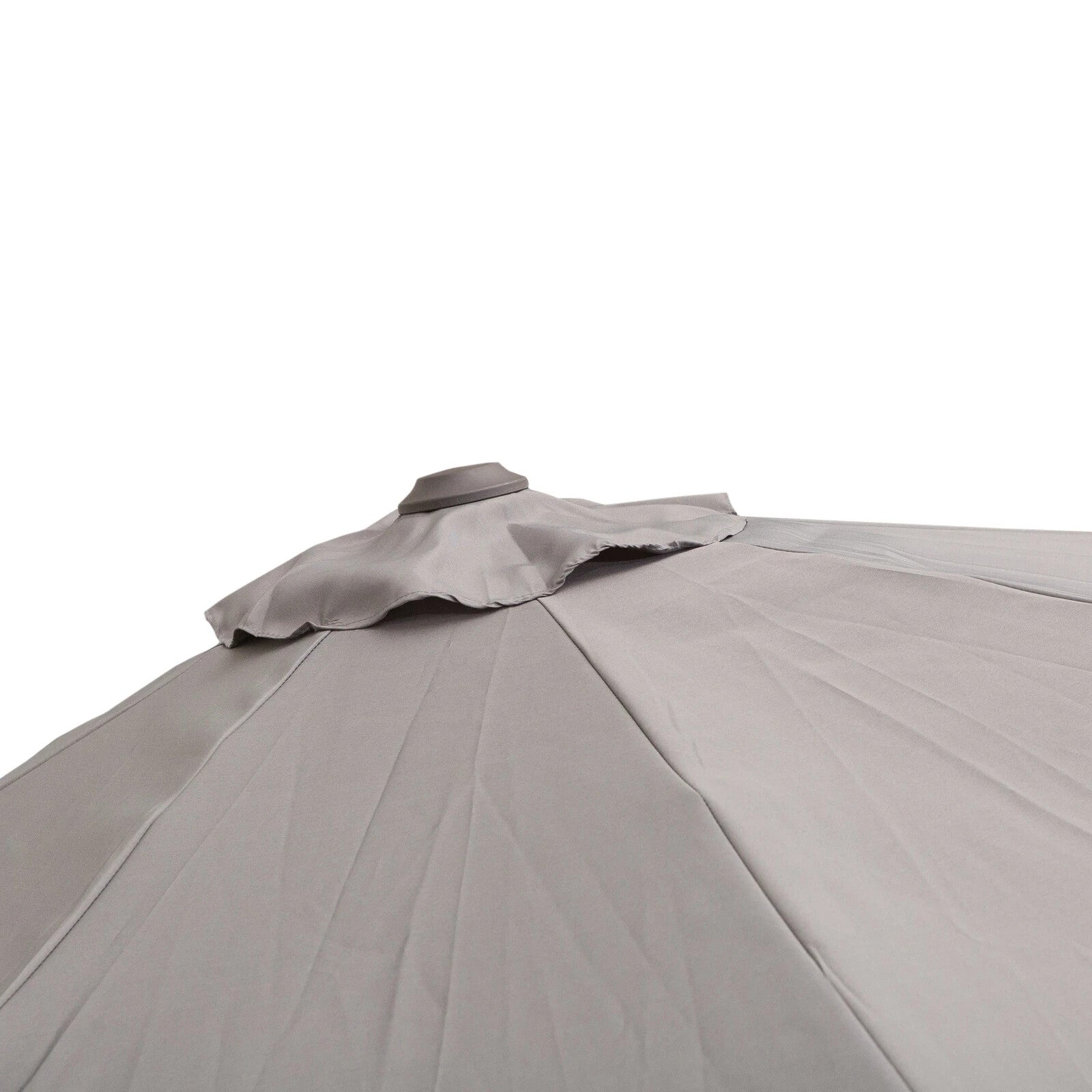 3m Cantilever Garden Parasol Aluminium Frame Outdoor Patio Umbrella Shade Grey - Home and Garden Furniture Shop - rustic - furniture