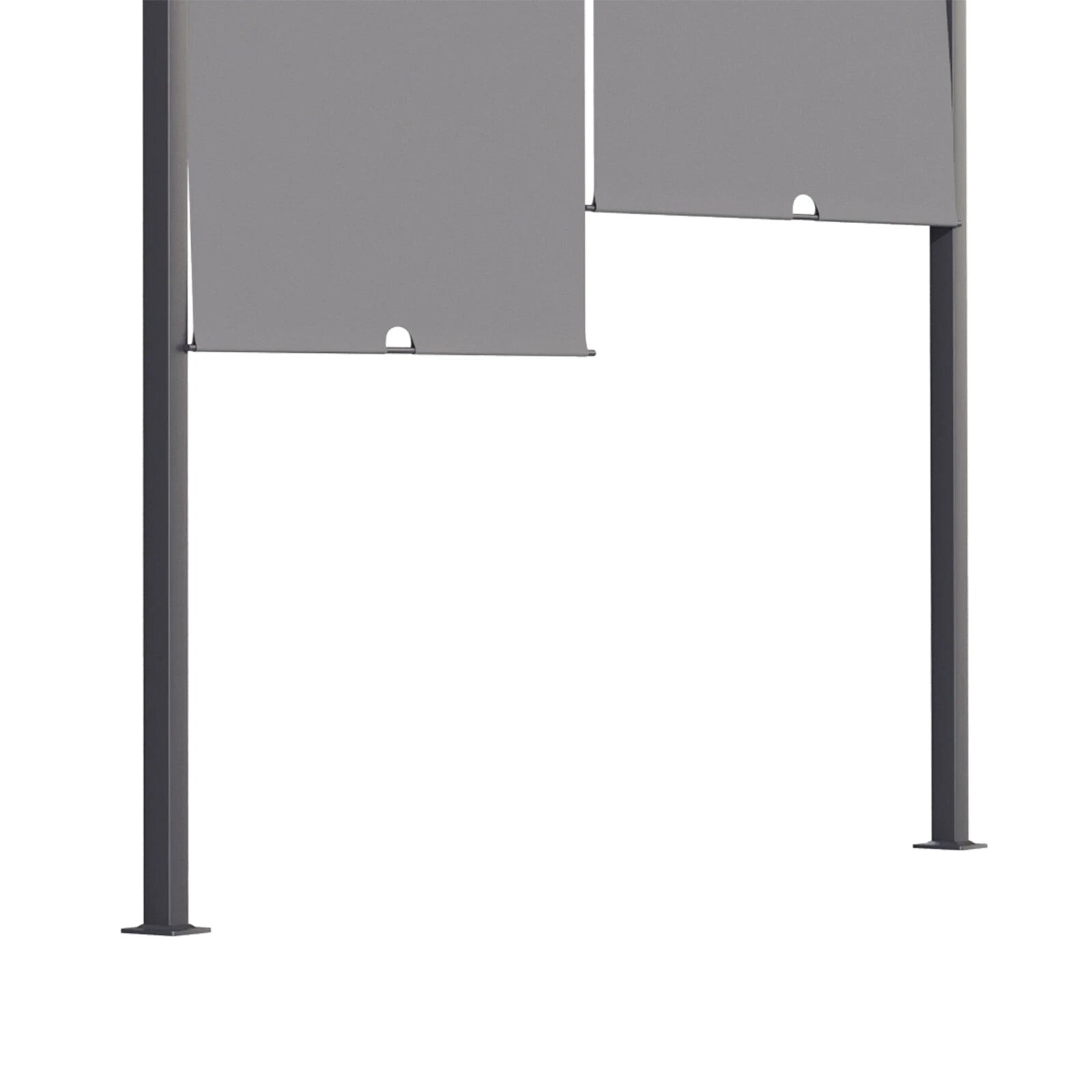 3m x 4m Metal Garden Pergola with Retractable Roof and Solar LED Lights for BBQ - Home and Garden Furniture Shop - rustic - furniture