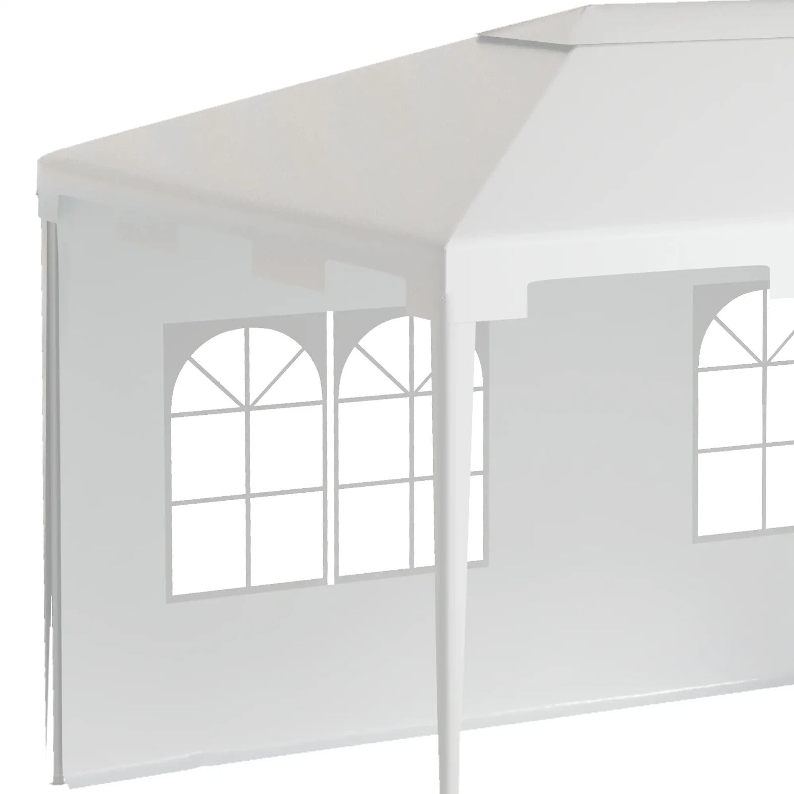 3m x 4m Outdoor Garden Gazebo Wedding Party Tent Canopy Marquee White Shelter - Home and Garden Furniture Shop - rustic - furniture