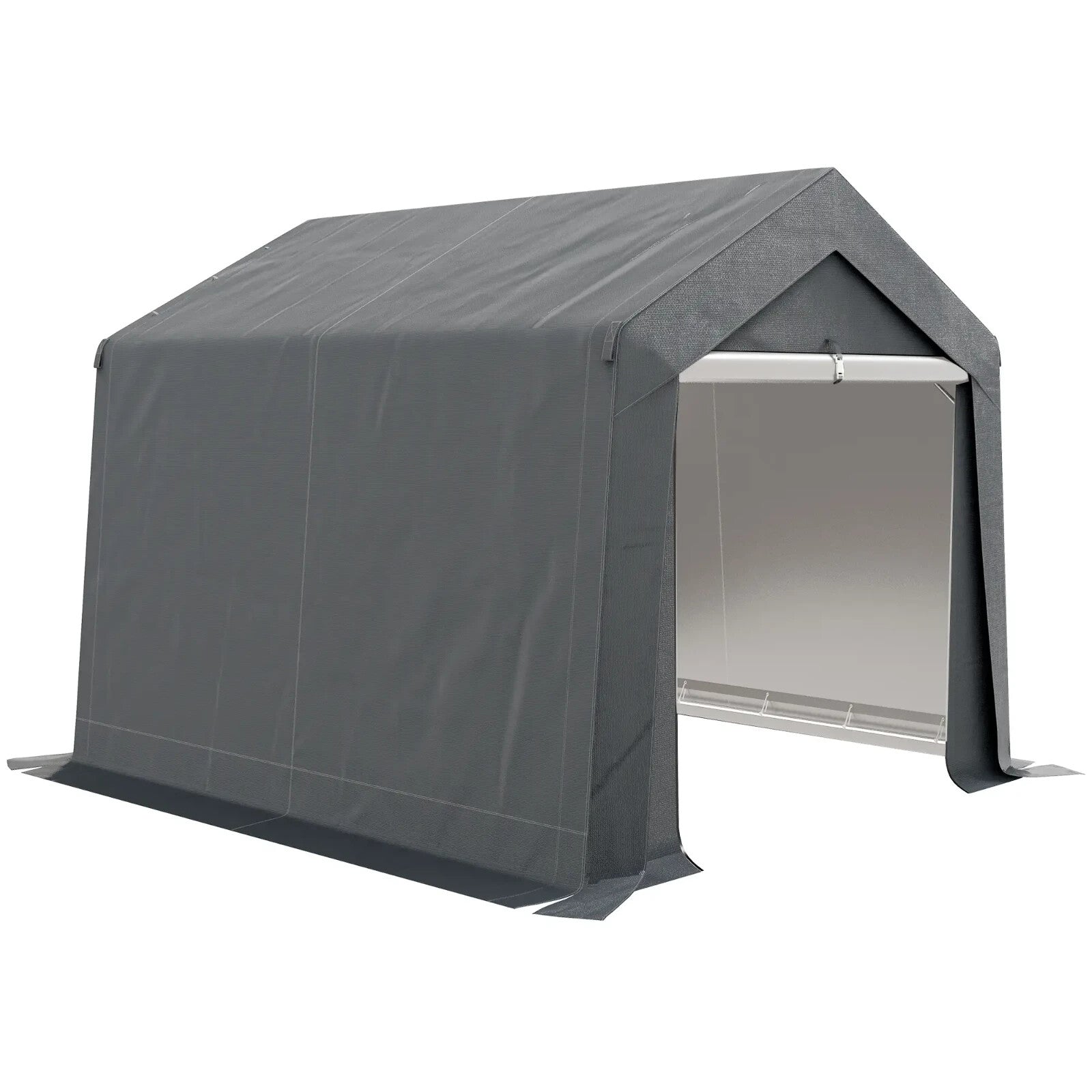 3x3 m Portable Waterproof Shed Garden Storage Tent w/ Vent Window for Bike Tools - Home and Garden Furniture Shop - rustic - furniture