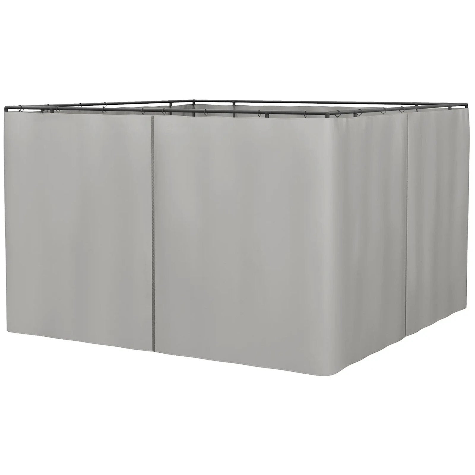 3x3m Universal Gazebo Sidewall Set with 4 Panels & Hooks for Pergola & Cabana - Home and Garden Furniture Shop - rustic - furniture