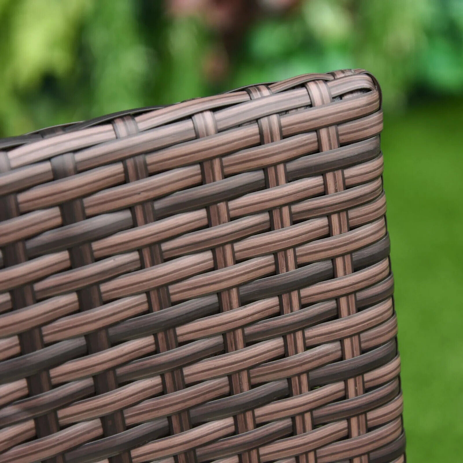 4 Piece Rattan Chair Set with Cushion Patio Sofa Seating Garden Furniture Coffee - Home and Garden Furniture Shop - #rustic - furniture#